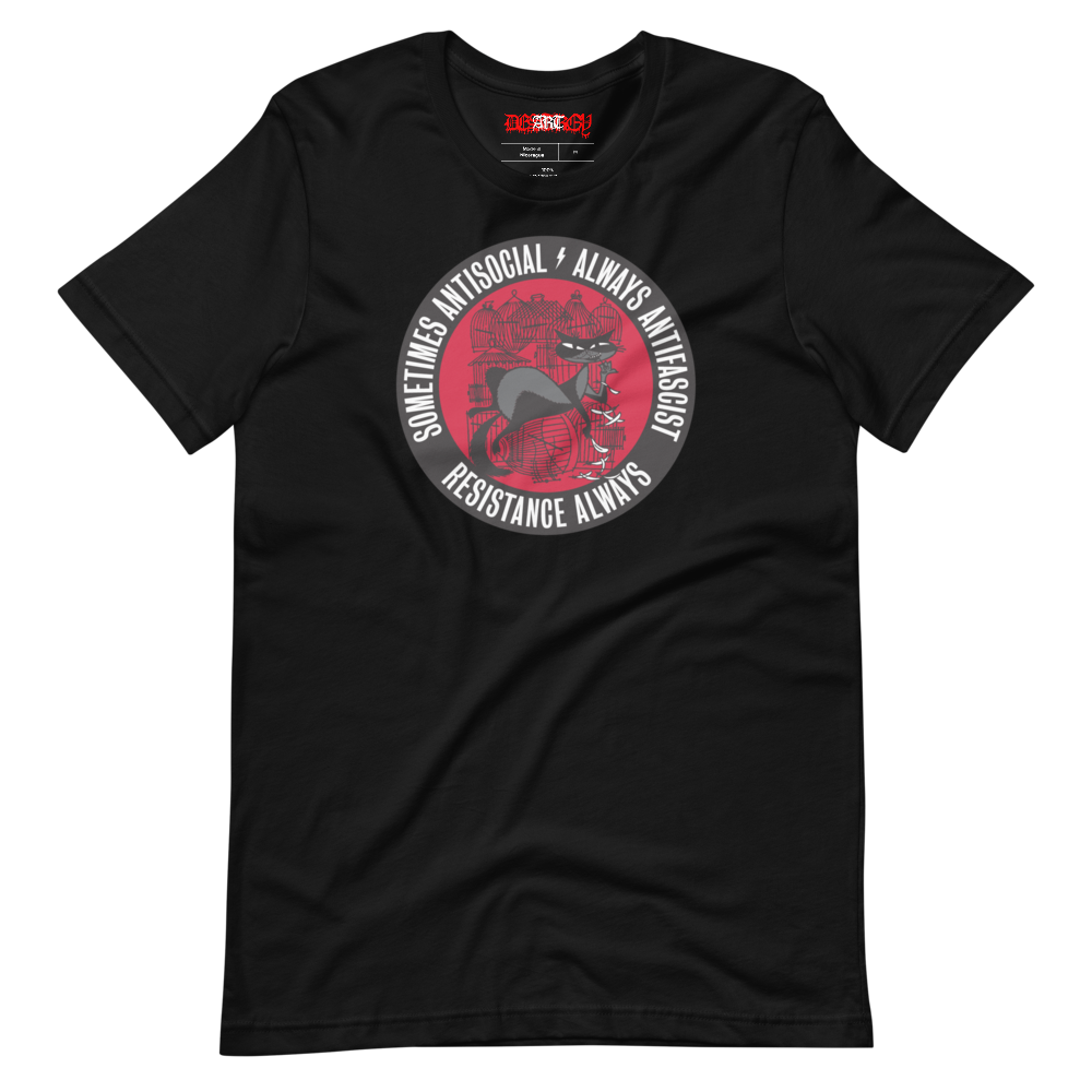 Stealworks "Cat Bird Antifascist" Tee
