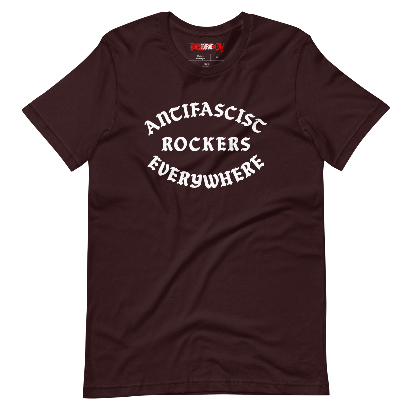 Stealworks "Antifascist Rockers Everywhere" T-shirt