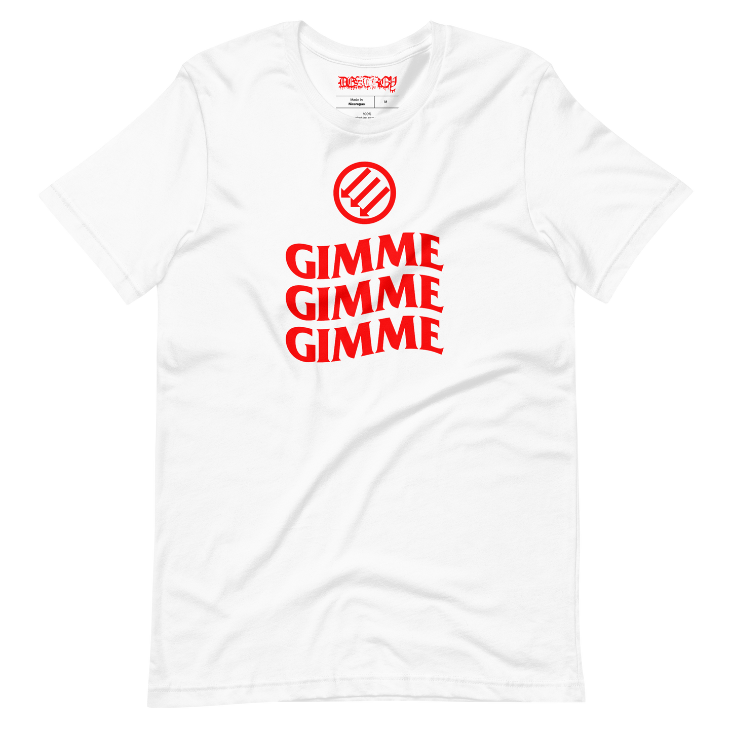 Stealworks "Gimme Gimme Gimme Antifascist" Red Tee