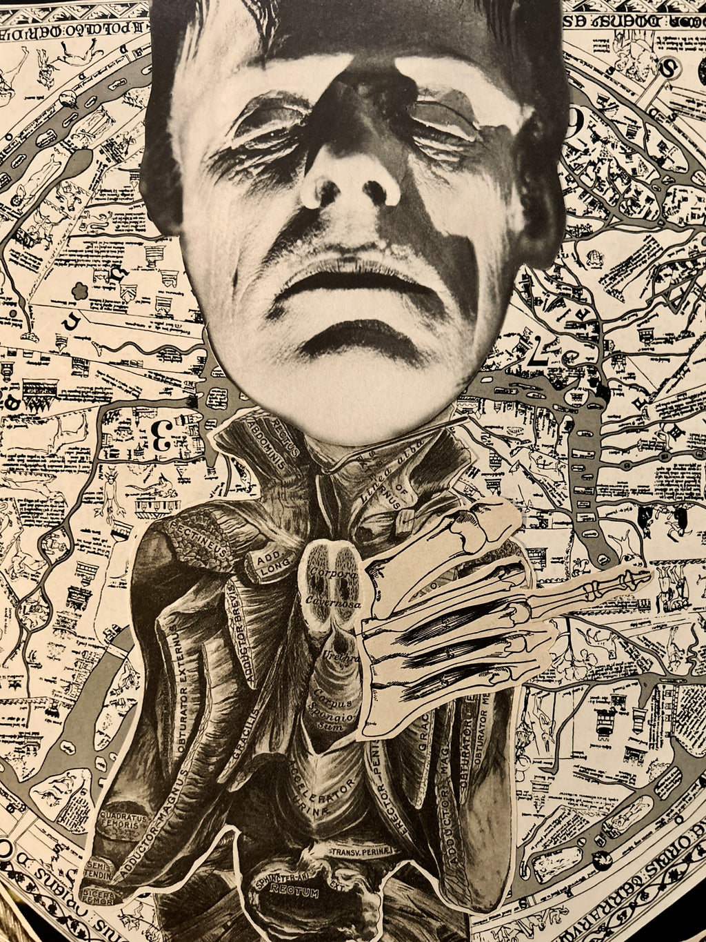 DNGRCT “Reanimated Sleep” Original Collage