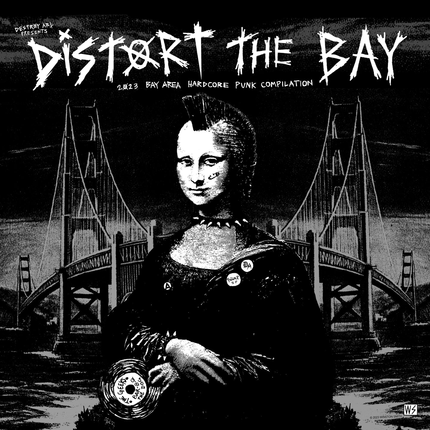 DISTORT THE BAY 12" LP COMPILATION
