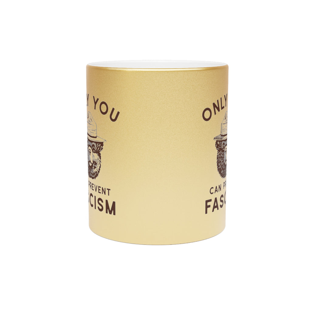 Stealworks "Smokey the Bear" Metallic Gold Mug