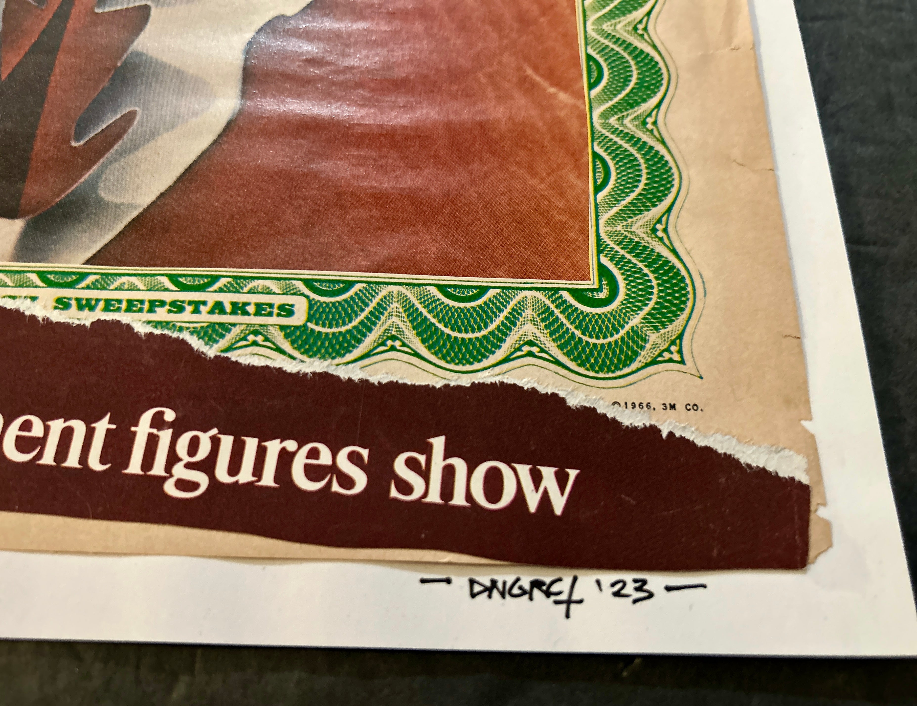 DNGRCT “Impulsive Consumer” Original Collage