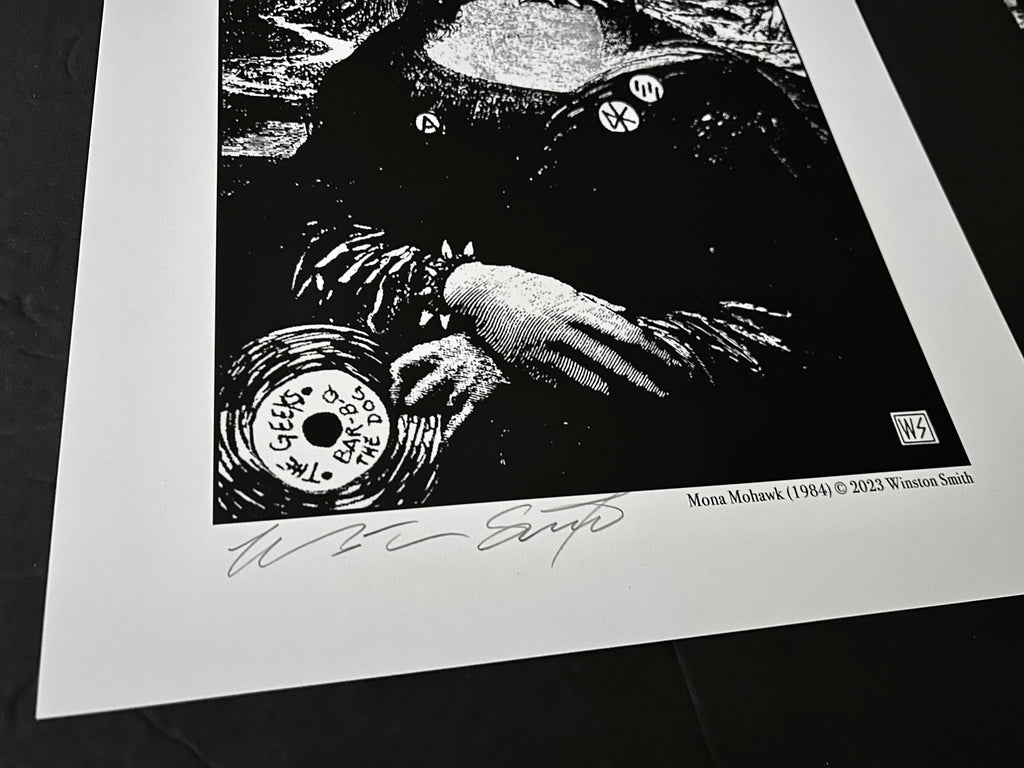 Winston Smith "Mona Mohawk" Print (1984)