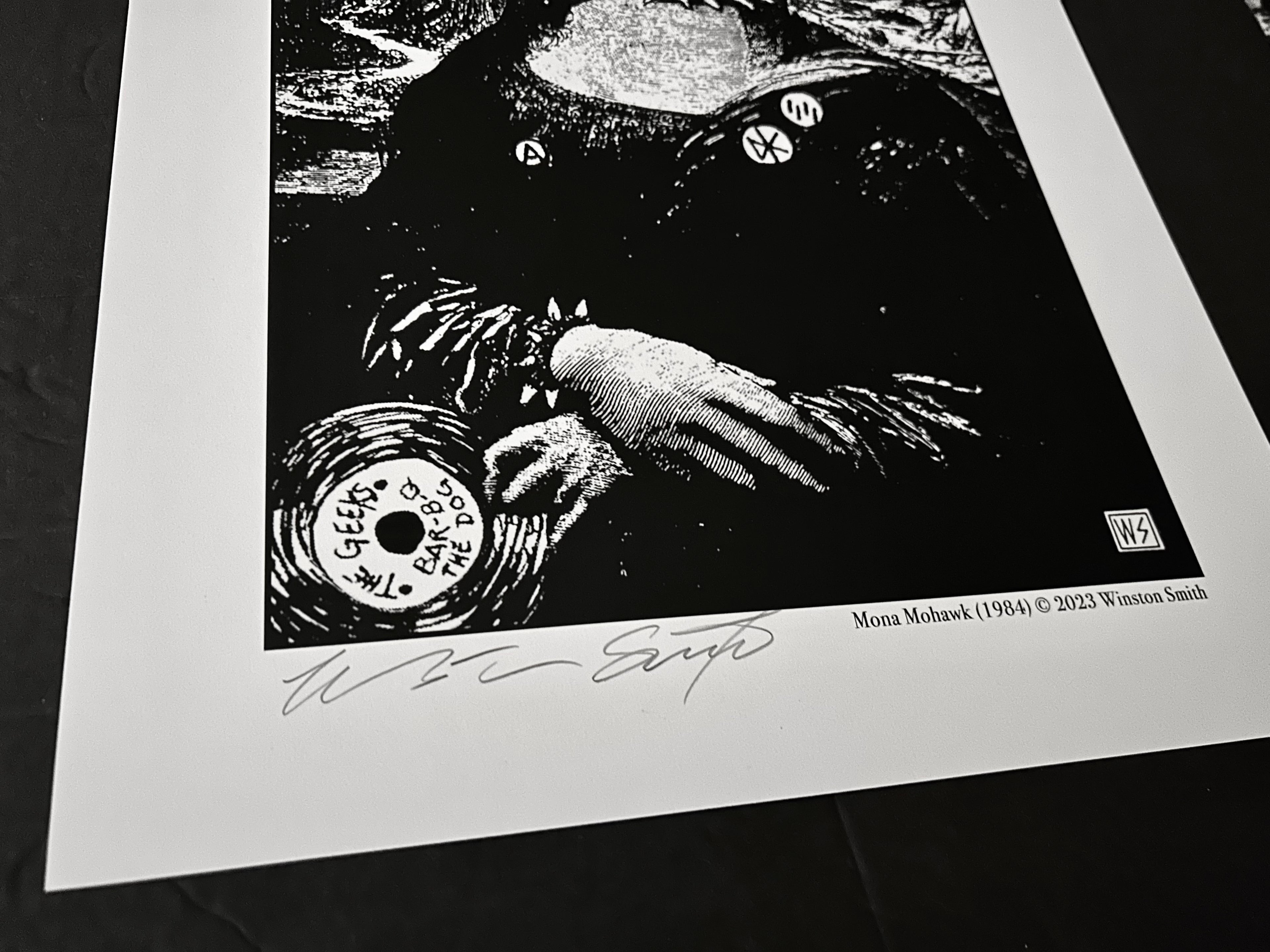 Winston Smith "Mona Mohawk" Print (1984)