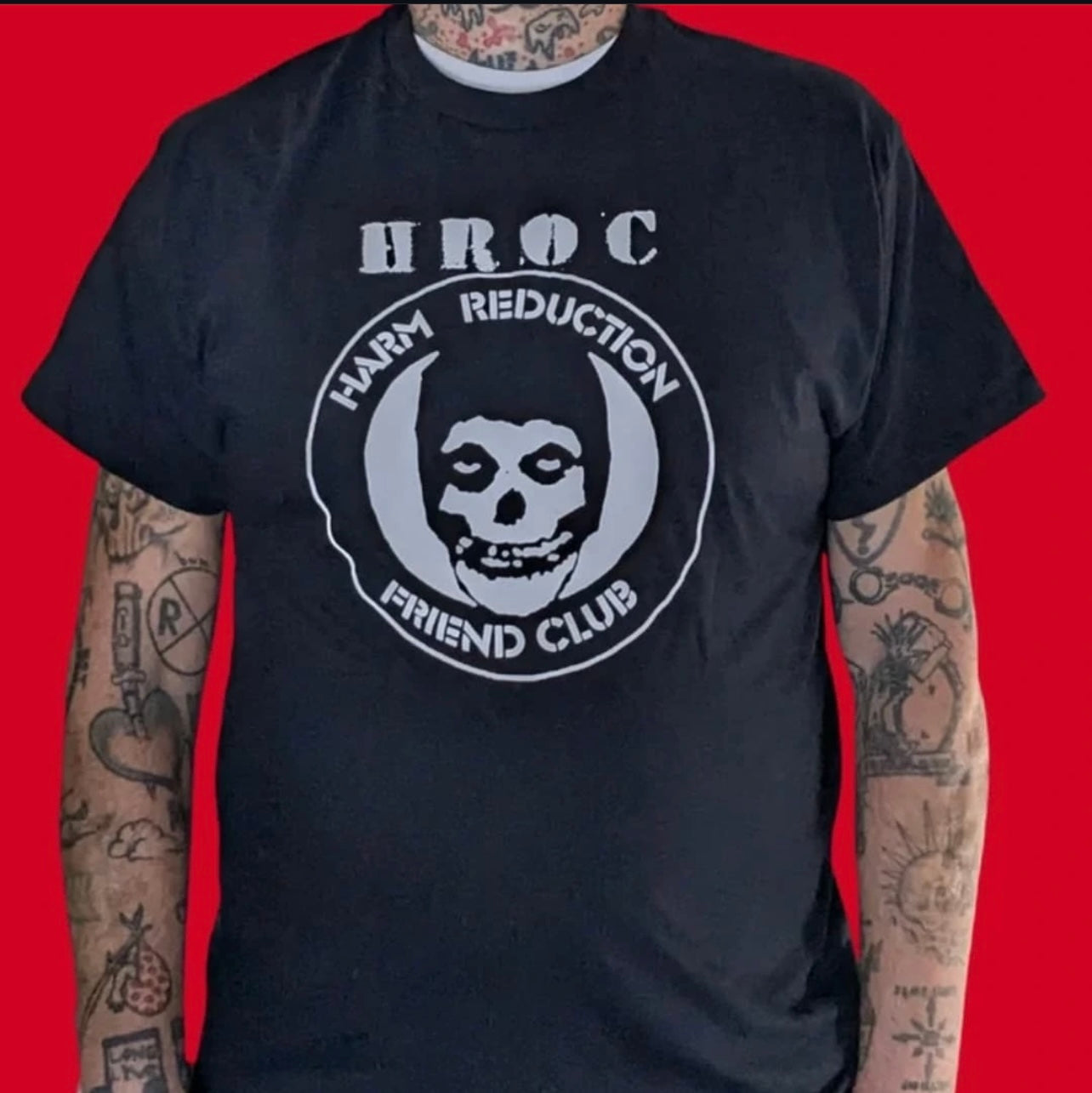 Harm Reduction Outreach Collective”Friend Club” Tee