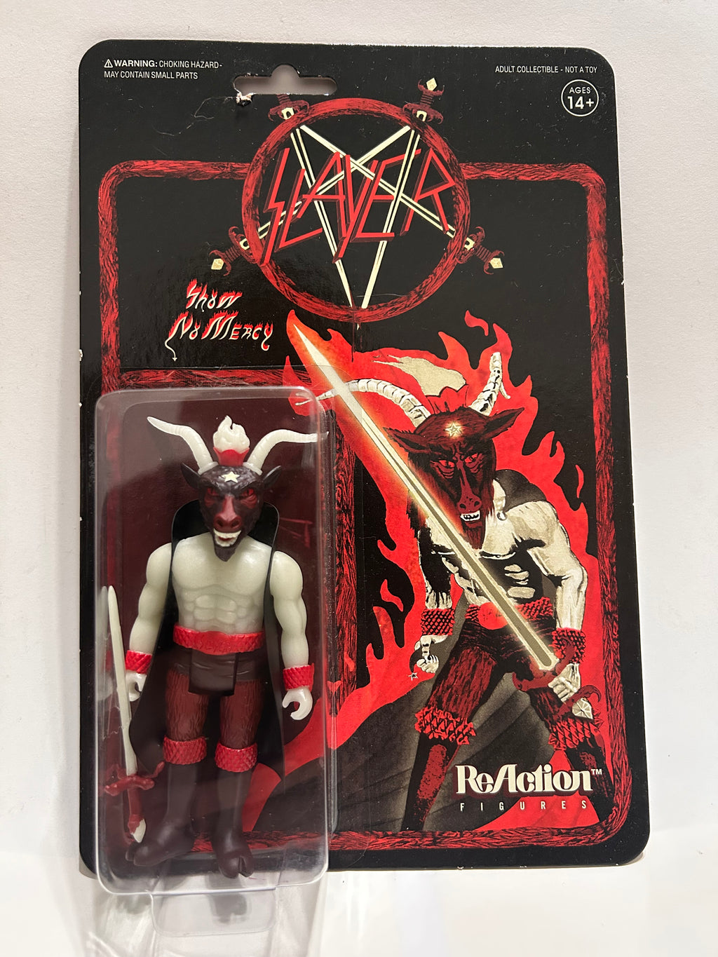 Slayer “Show No Mercy” Reaction Figure (used)