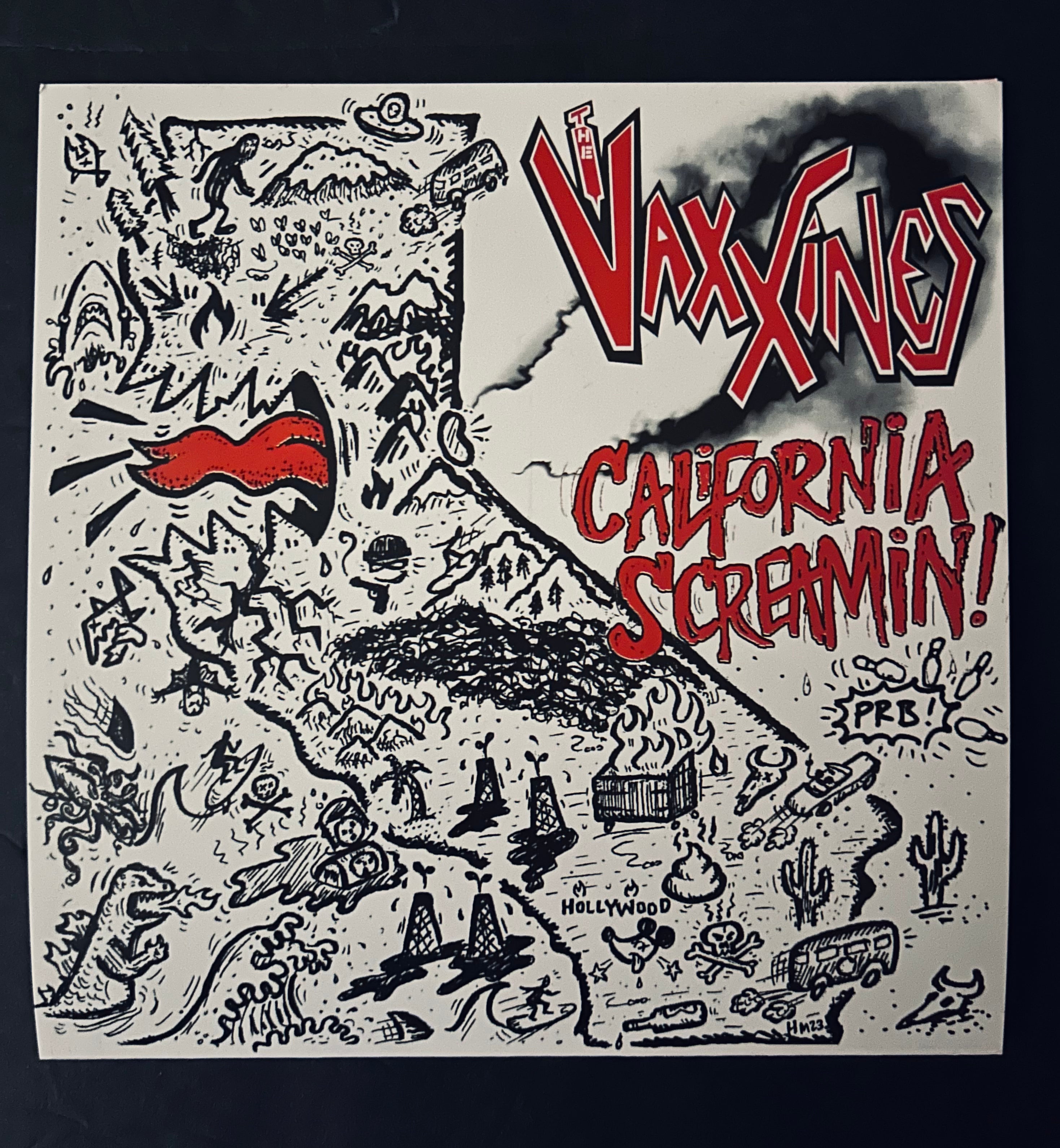 The Vaxxines “California Screamin!” 7” EP