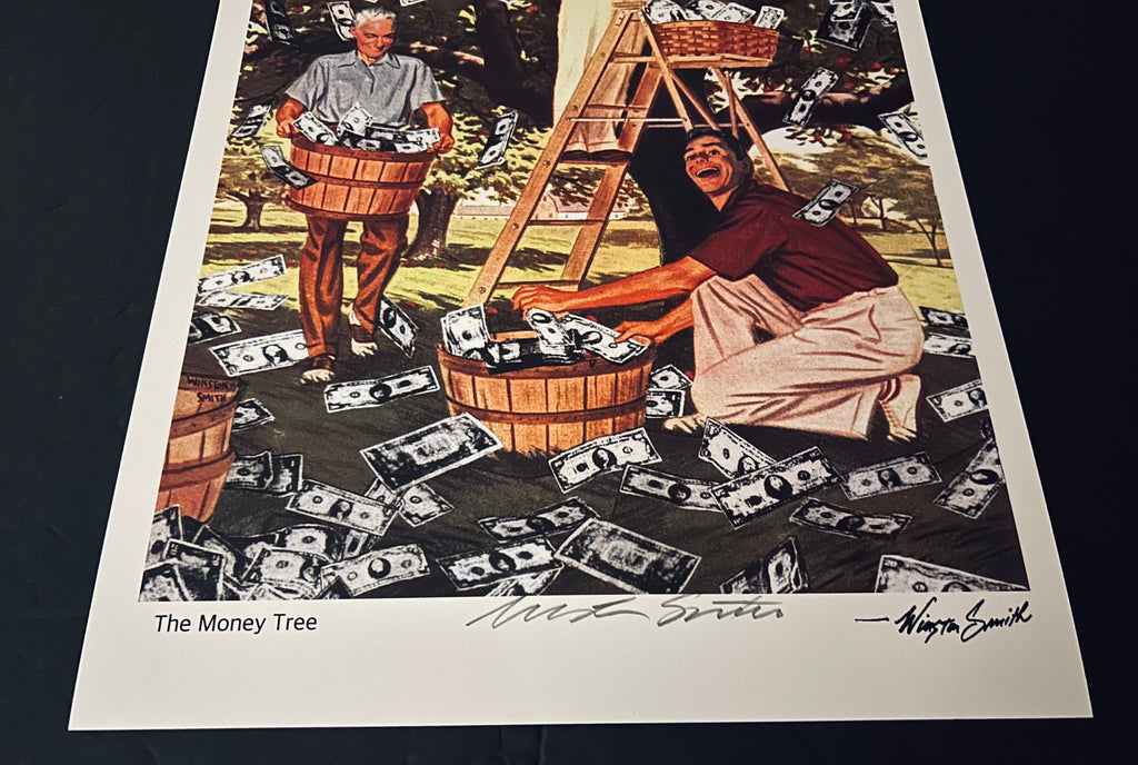 money tree poster Winston Smith "Money Tree" Print (2000) – Destroy Art