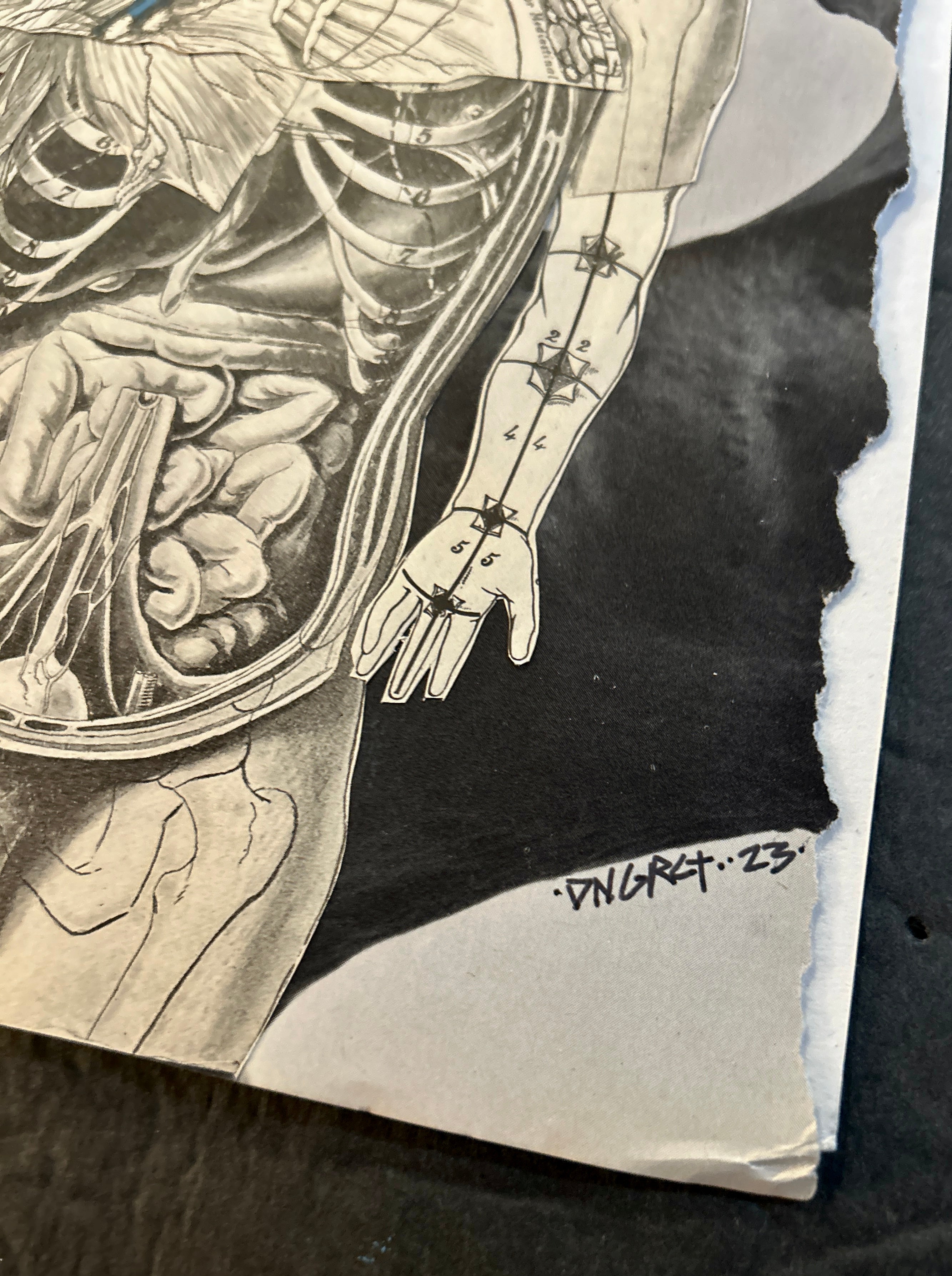 DNGRCT “Trophies” Original Collage