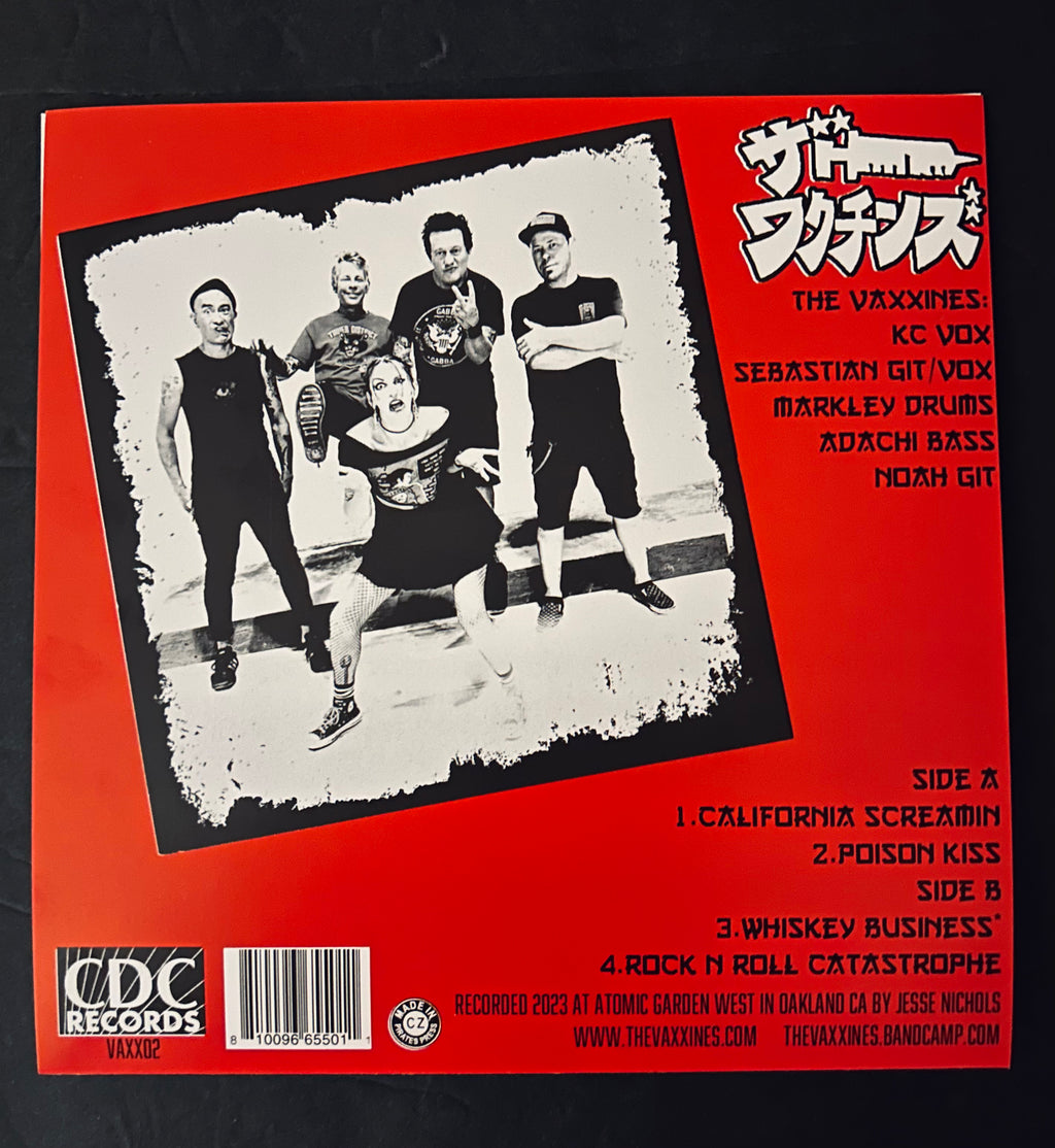 The Vaxxines “California Screamin!” 7” EP