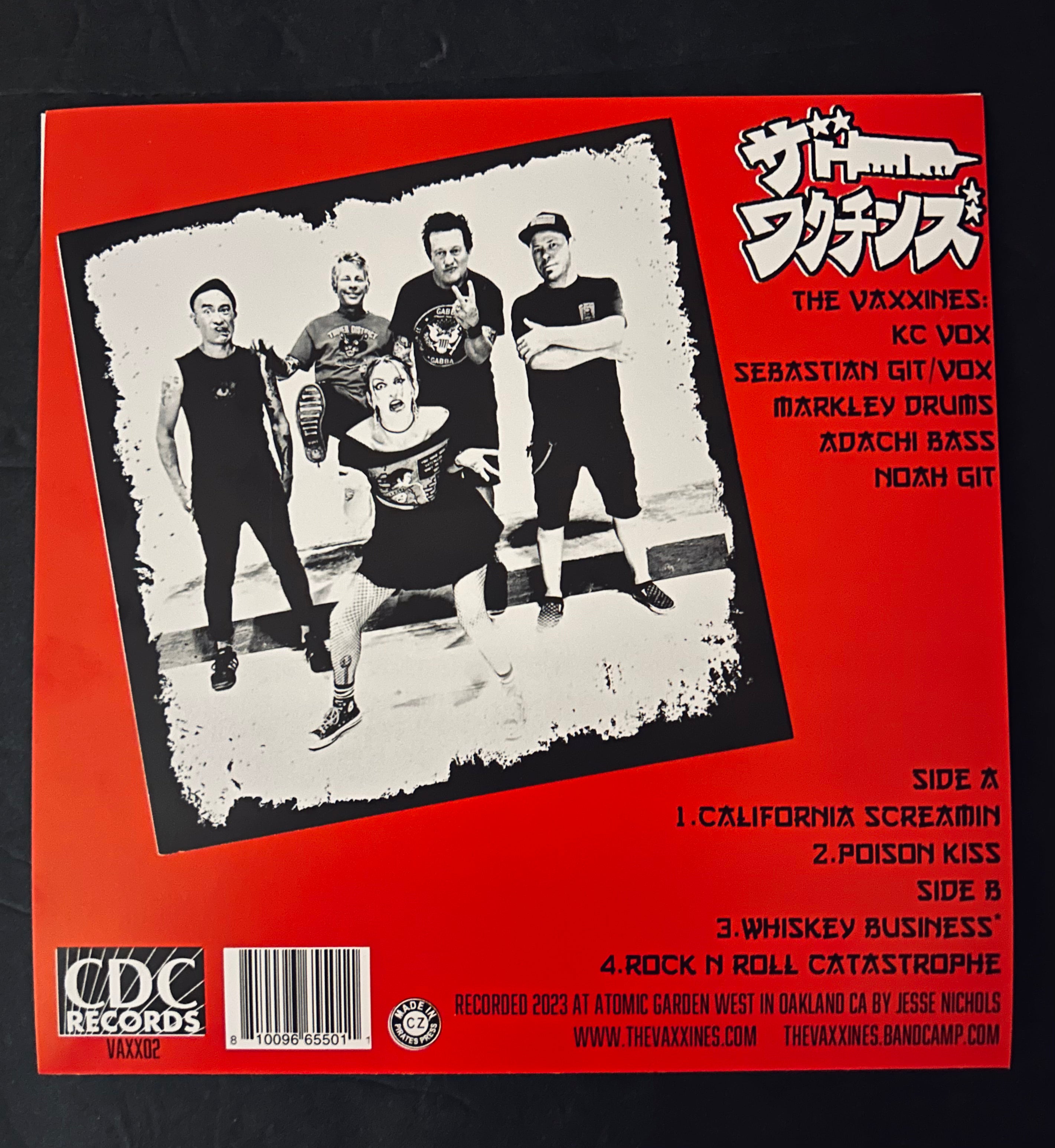 The Vaxxines “California Screamin!” 7” EP