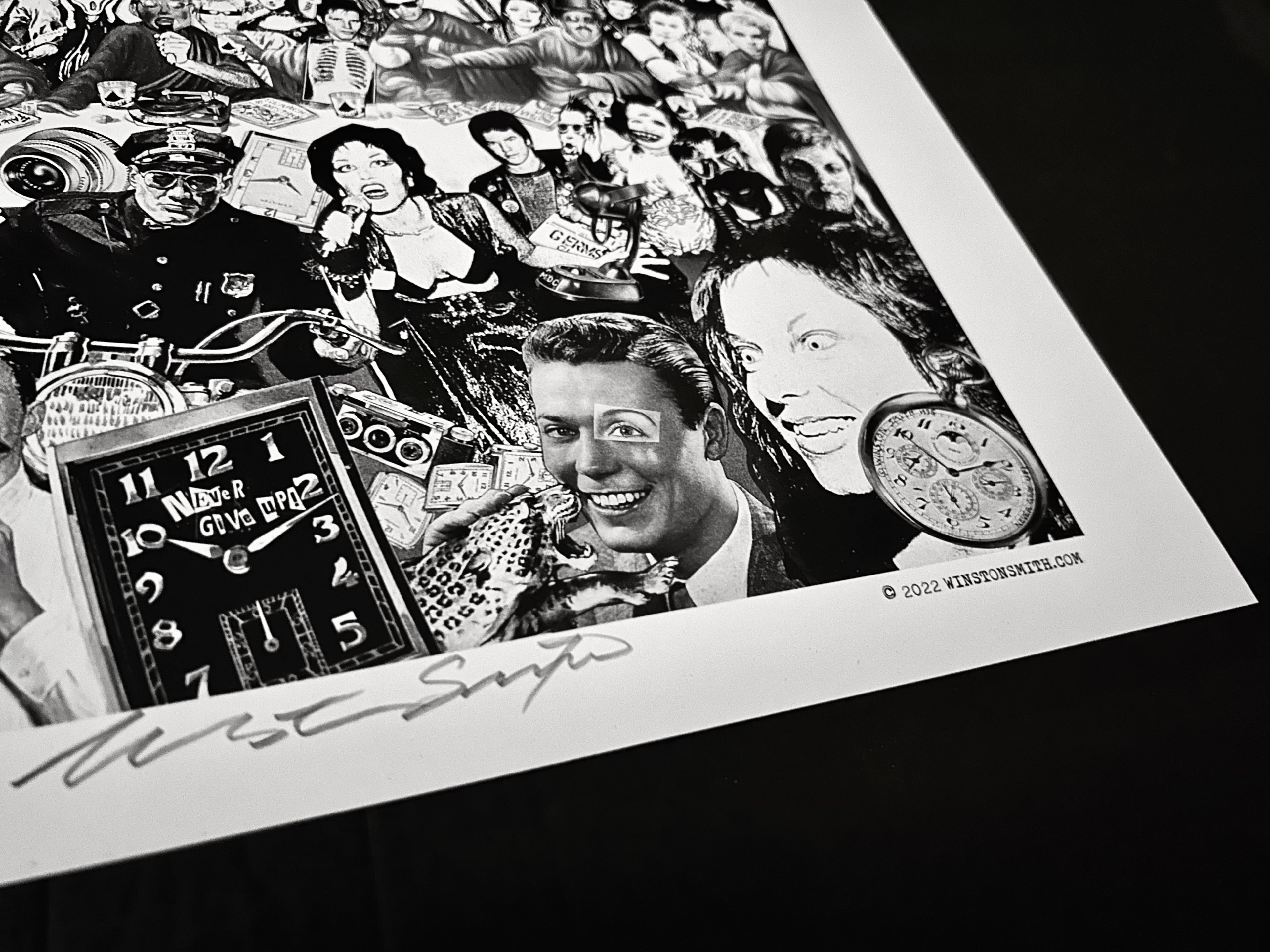 Winston Smith "Never Give Up" Print