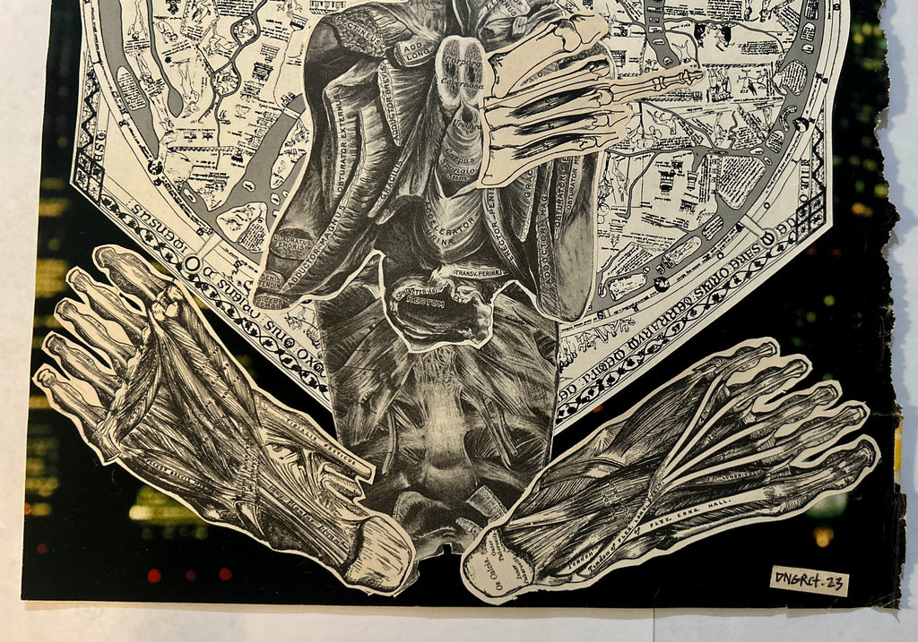 DNGRCT “Reanimated Sleep” Original Collage