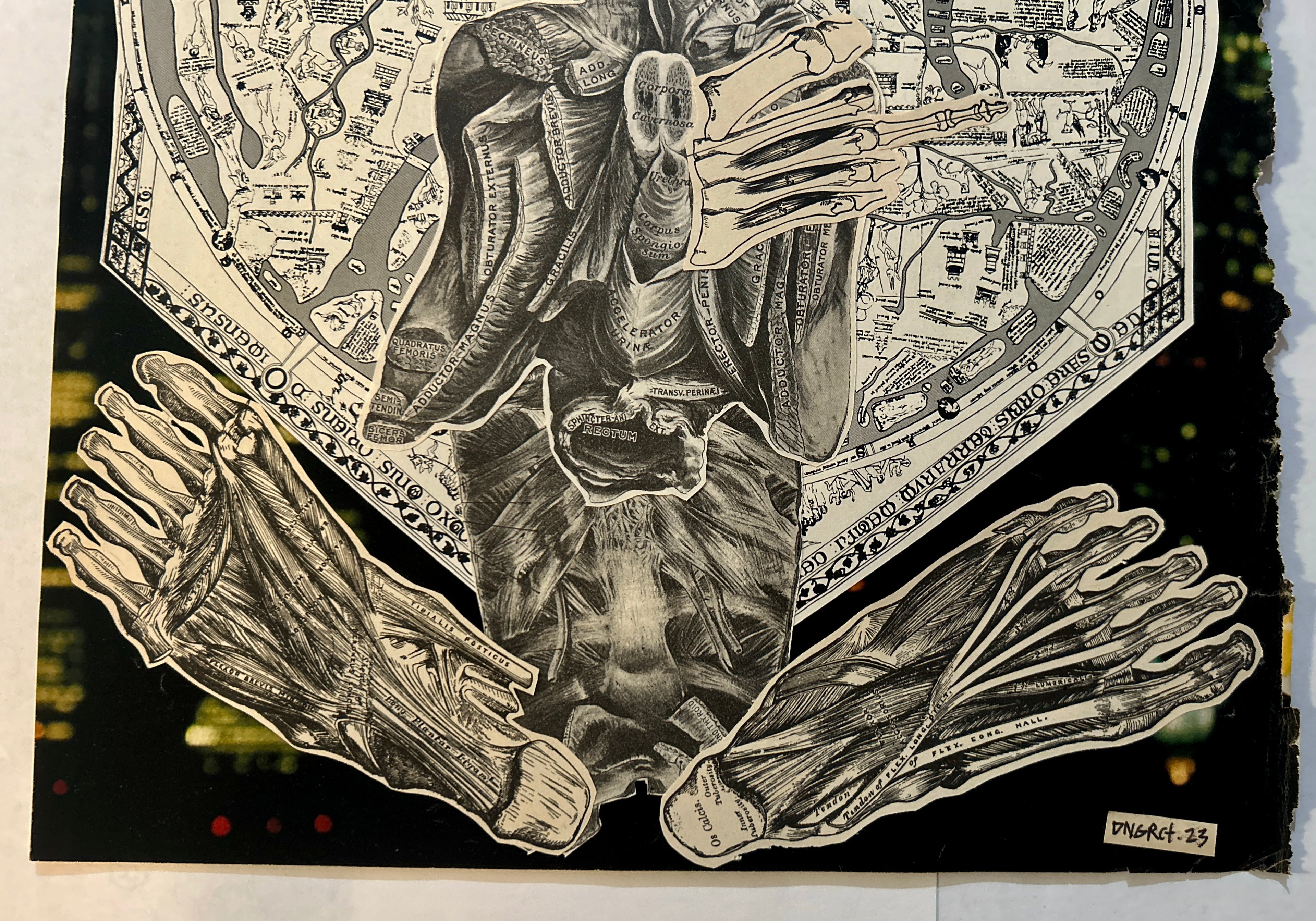 DNGRCT “Reanimated Sleep” Original Collage