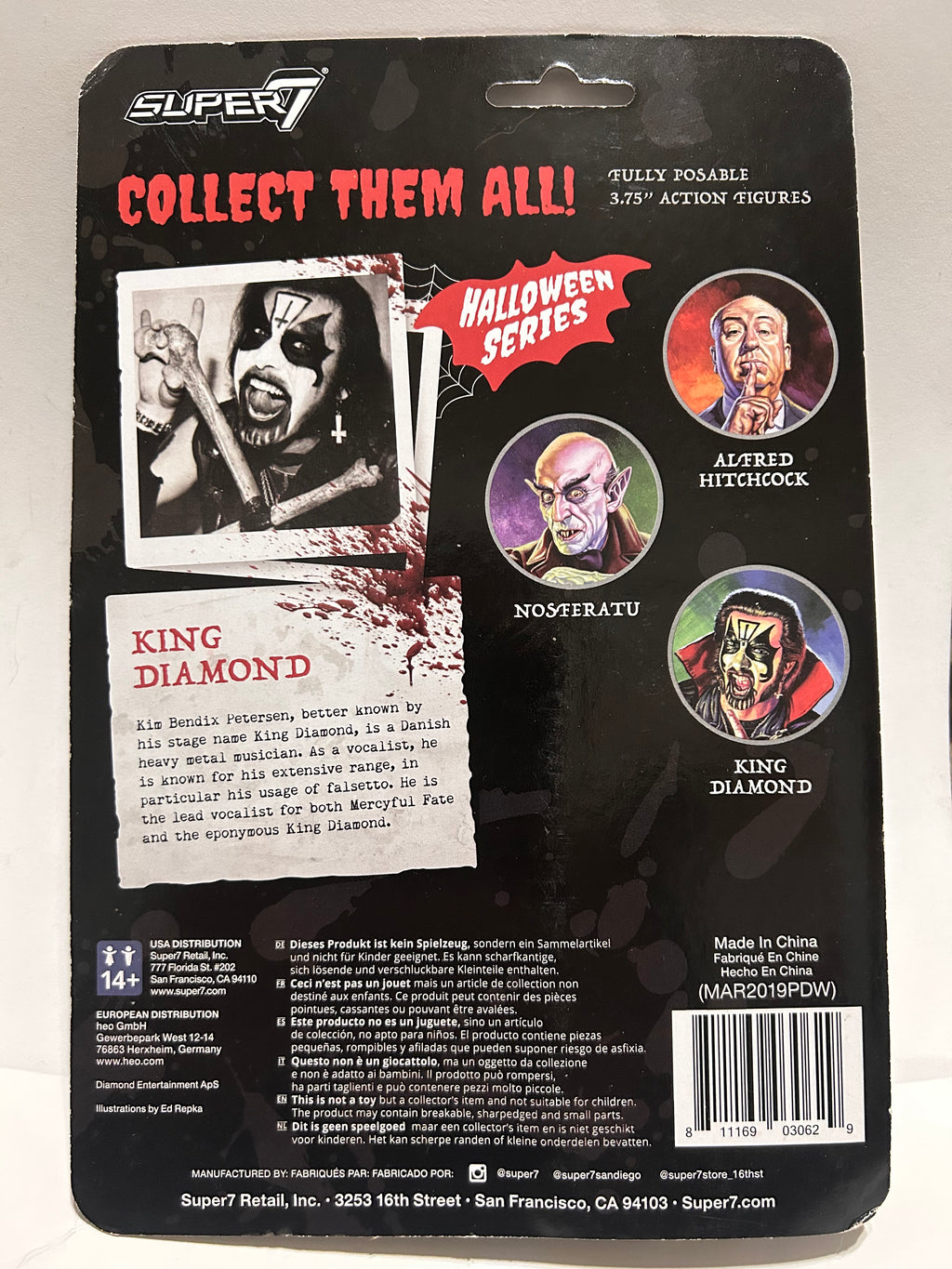 King Diamond Reaction Figure (used)