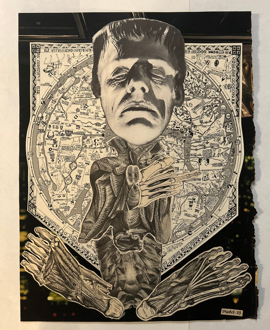 DNGRCT “Reanimated Sleep” Original Collage