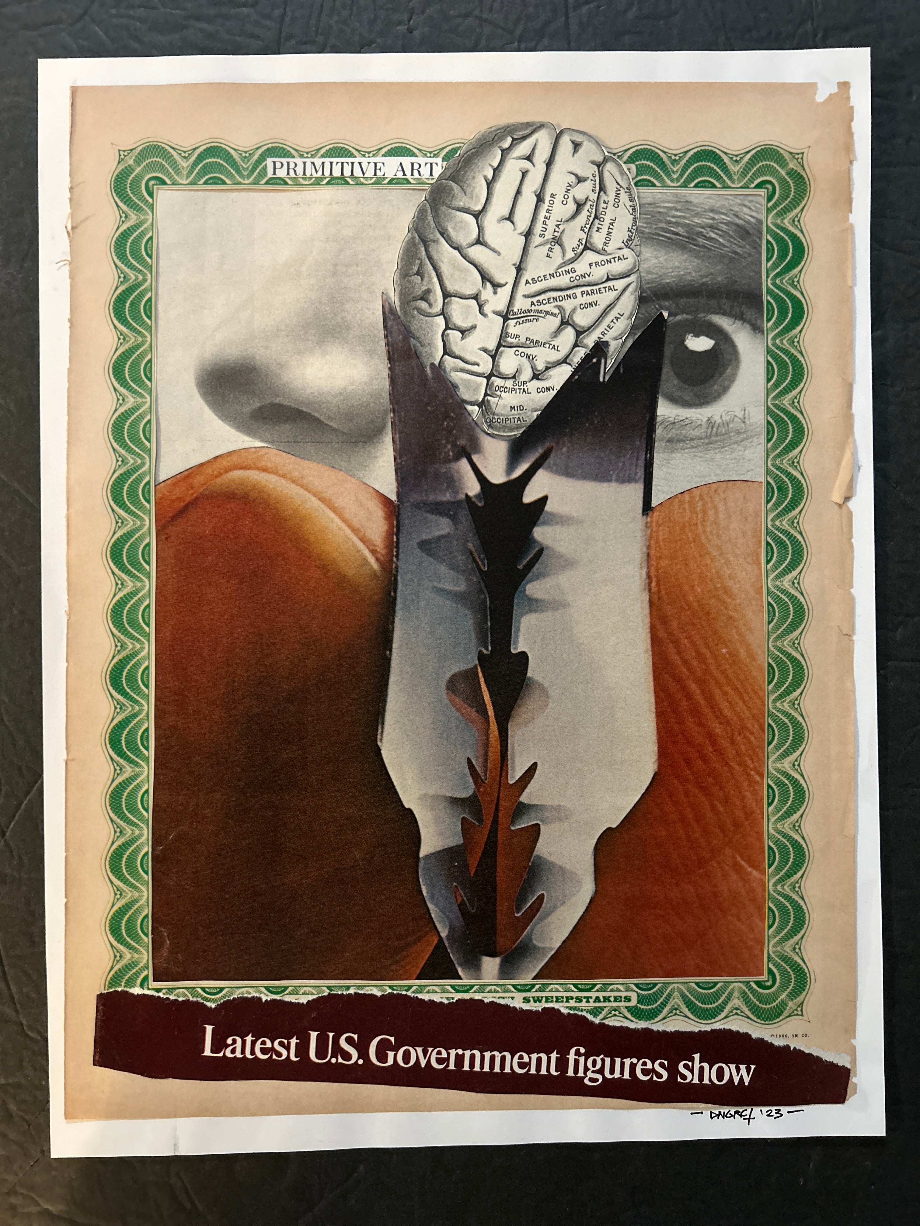 DNGRCT “Impulsive Consumer” Original Collage