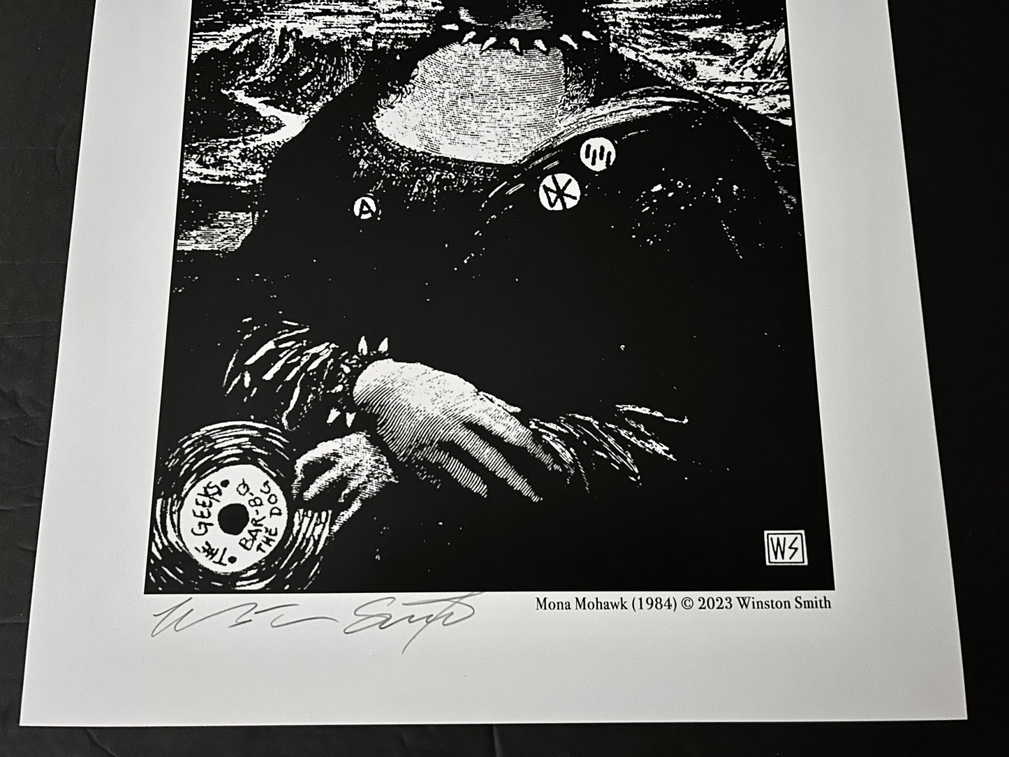 Winston Smith "Mona Mohawk" Print (1984)