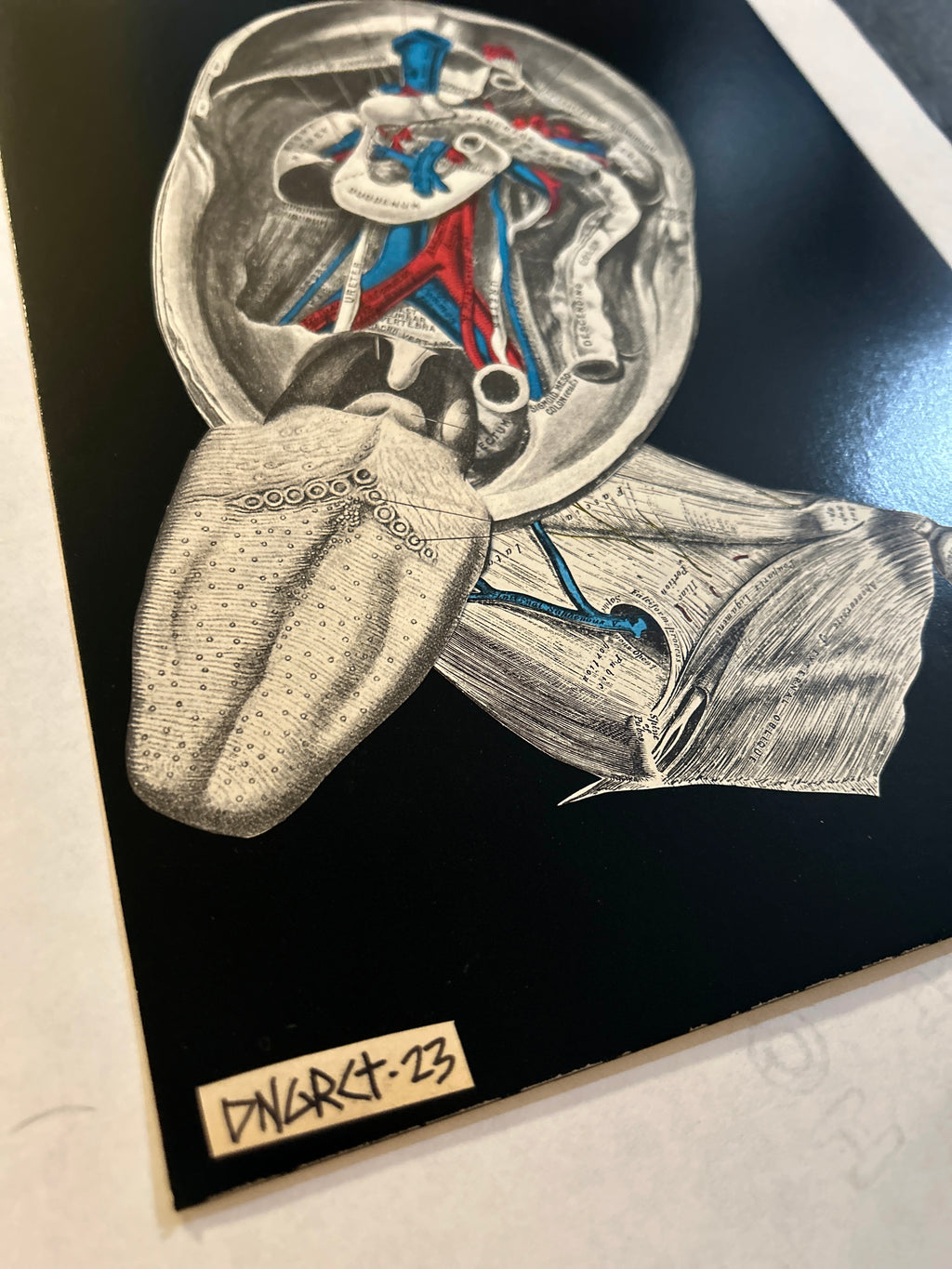 DNGRCT “Ball Gag” Original Collage