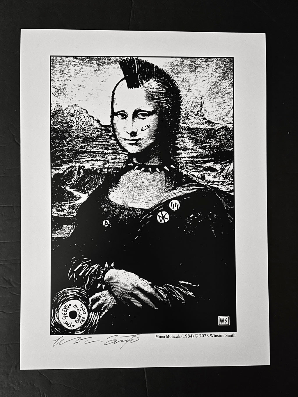Winston Smith "Mona Mohawk" Print (1984)