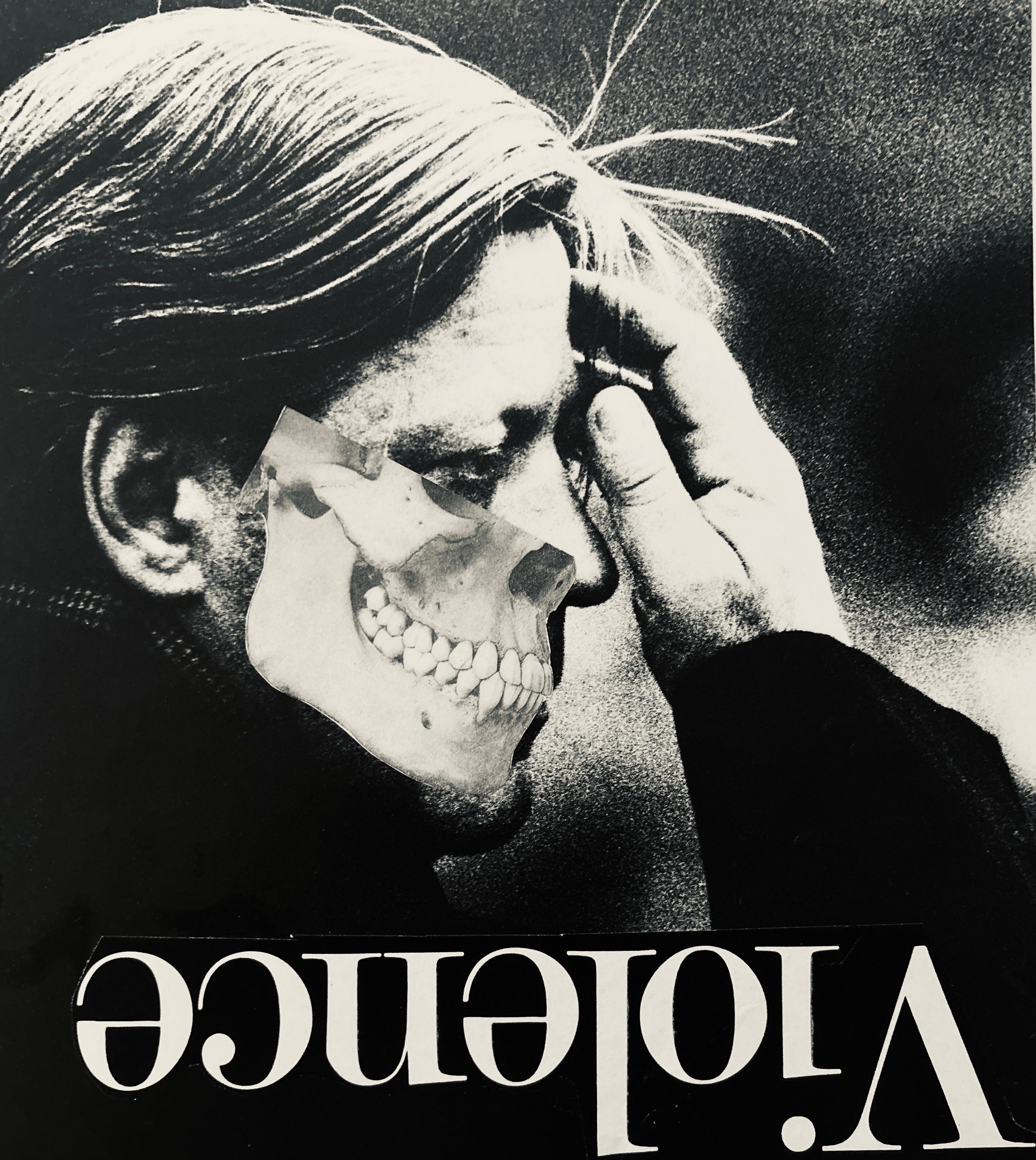 DNGRCT “Violence is Weakness” Original Collage