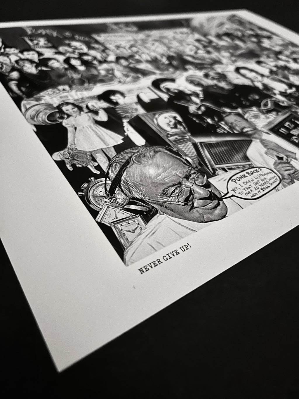 Winston Smith "Never Give Up" Print