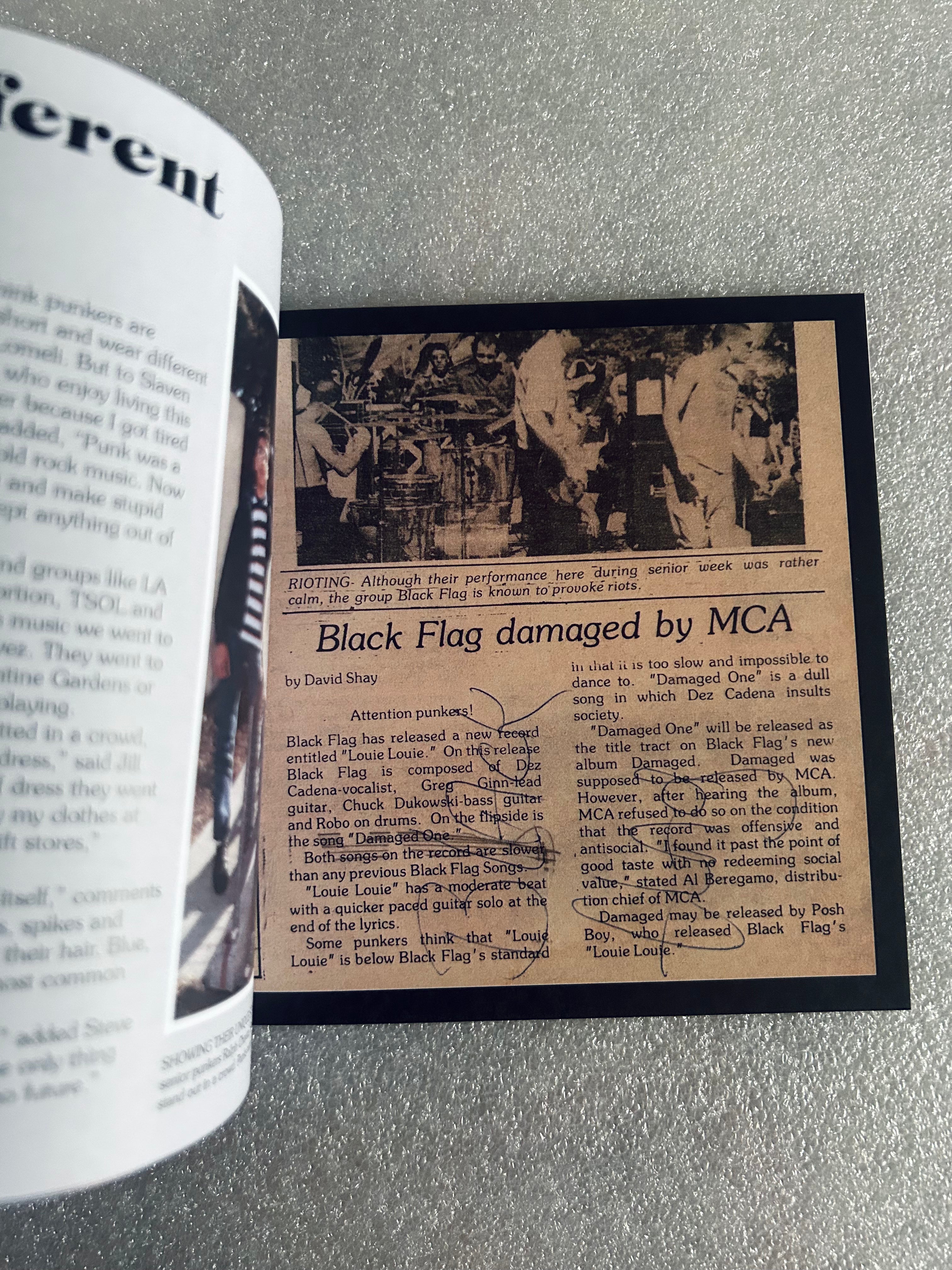 "SURPRISE BAND AT SAN PEDRO HIGH SCHOOL" FANZINE (REJECTED VERSION)