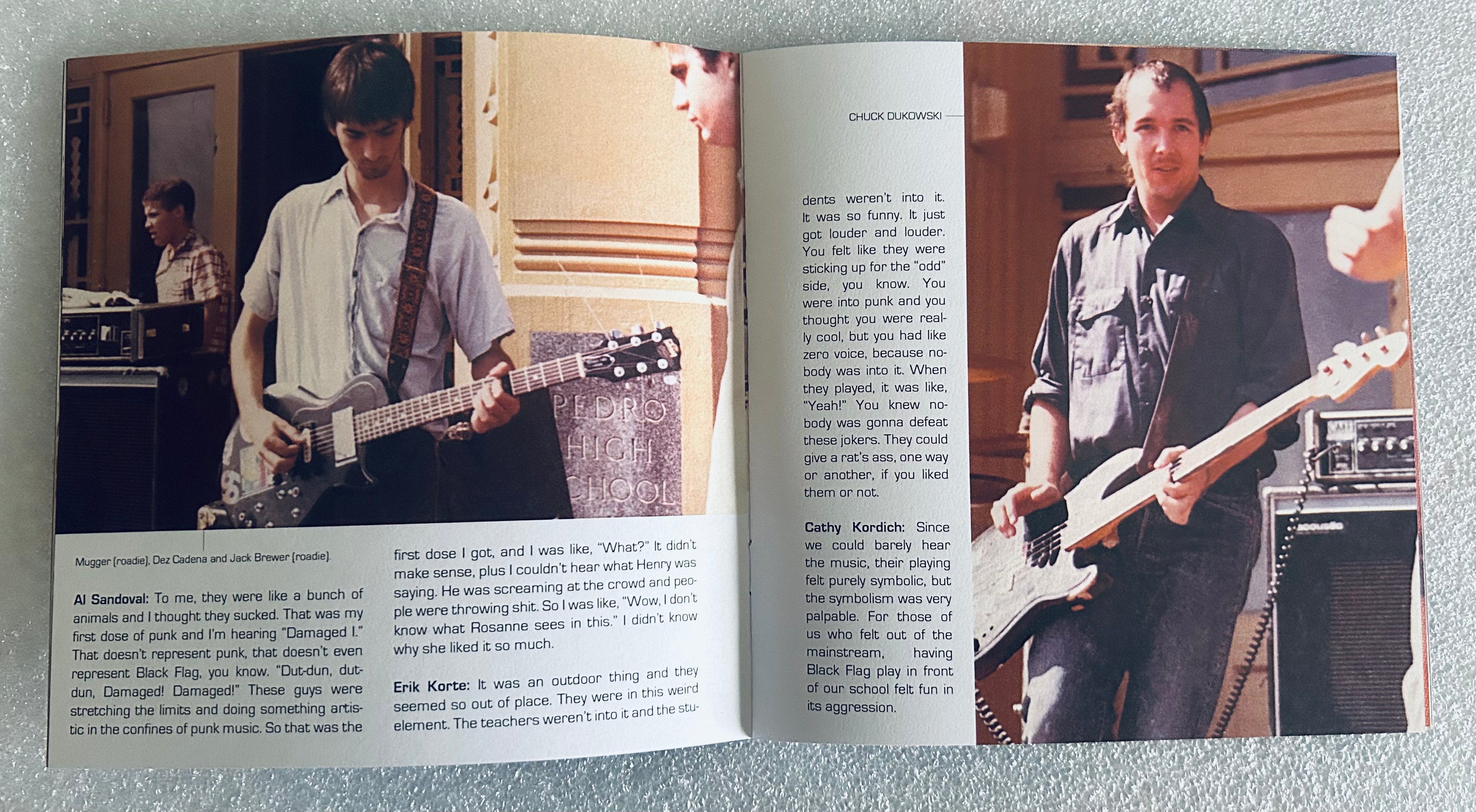 "SURPRISE BAND AT SAN PEDRO HIGH SCHOOL" FANZINE (REJECTED VERSION)