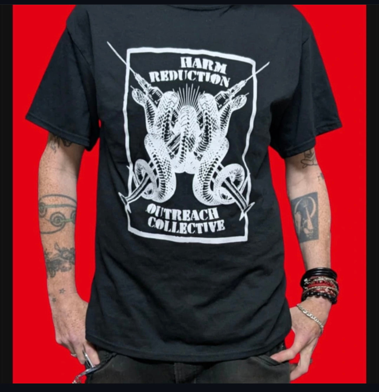 Harm Reduction Outreach Collective ”Logo” Tee