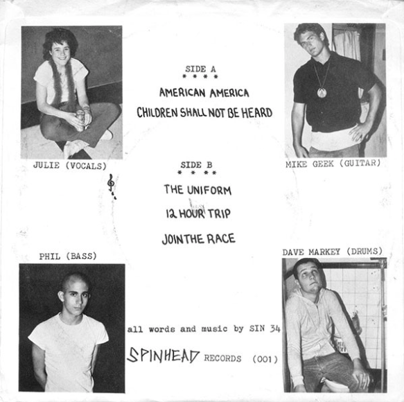 Sin 34 "Die Laughing" LP