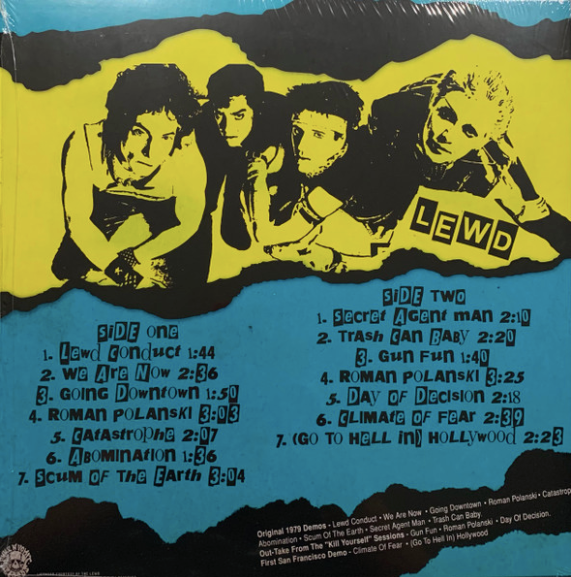 The Lewd "Demo-nstrations" LP