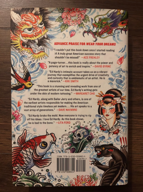 Ed Hardy Wear Your Dreams: My Life in Tattoos HARDCOVER FIRST EDITION RARE