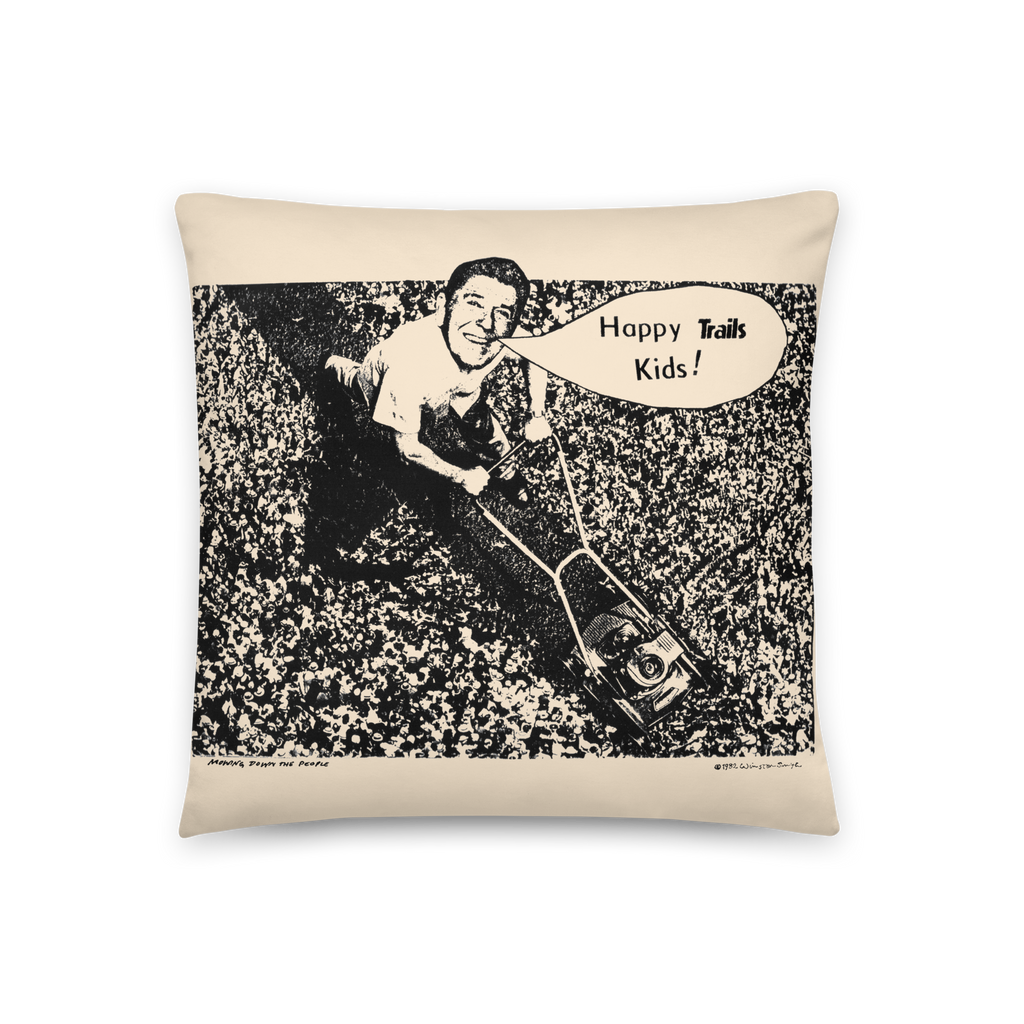 Winson Smith "Happy Trails" Pillow