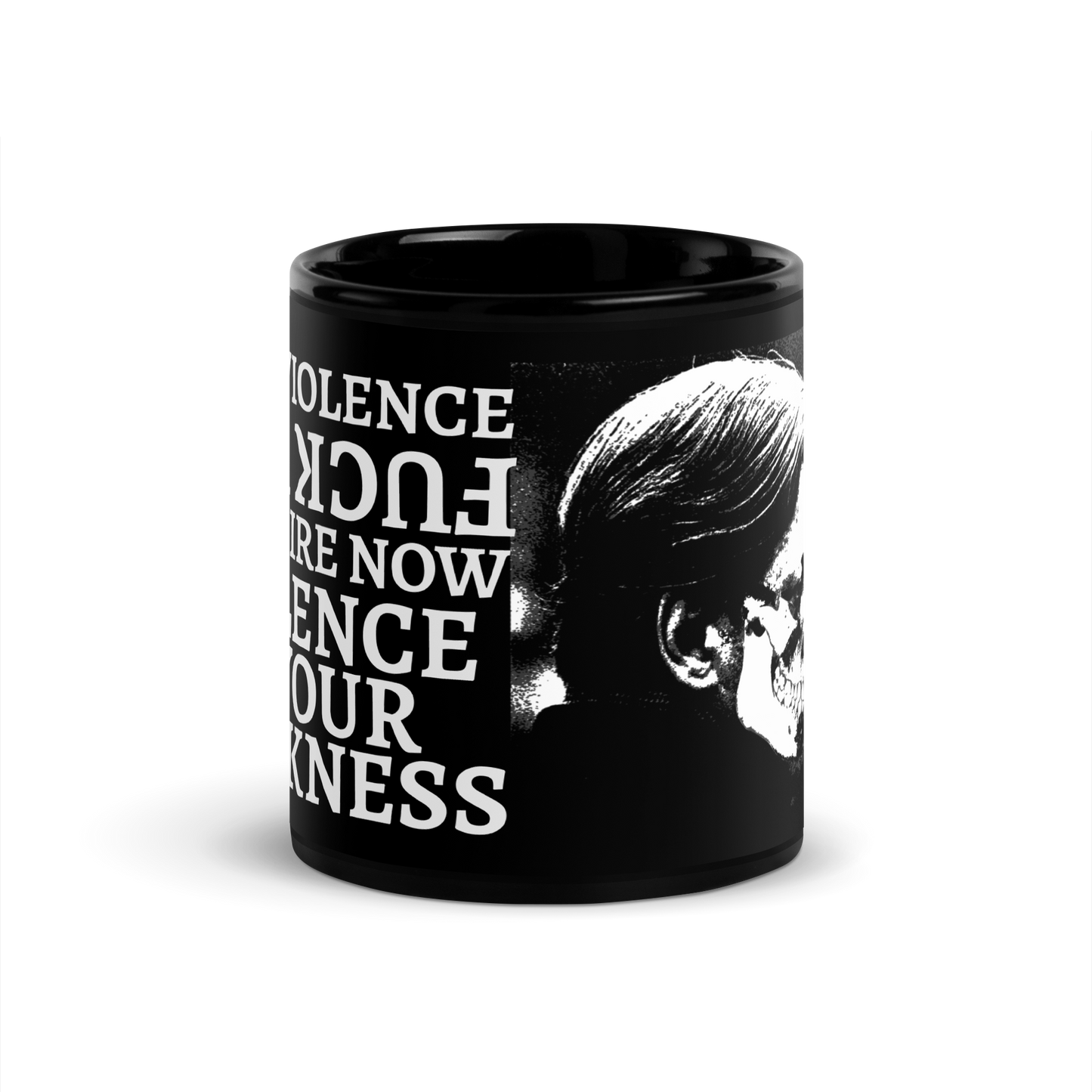 DNGRCT "Violence Is Your Weakness" Mug