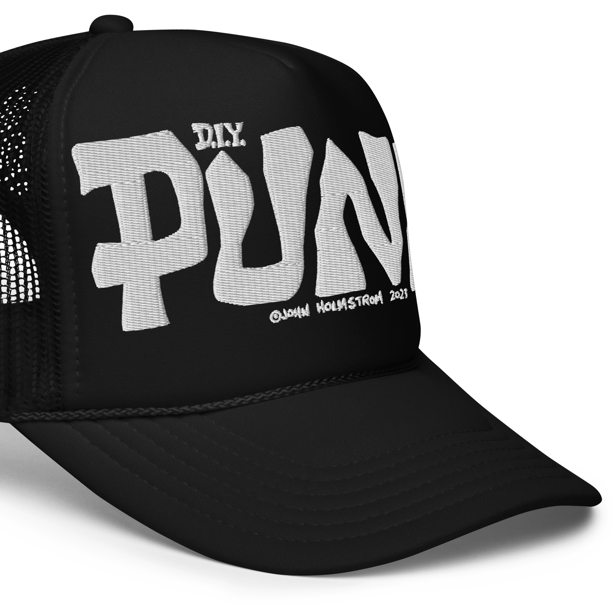 John Holmstrom "DIY PUNK" Trucker Hat