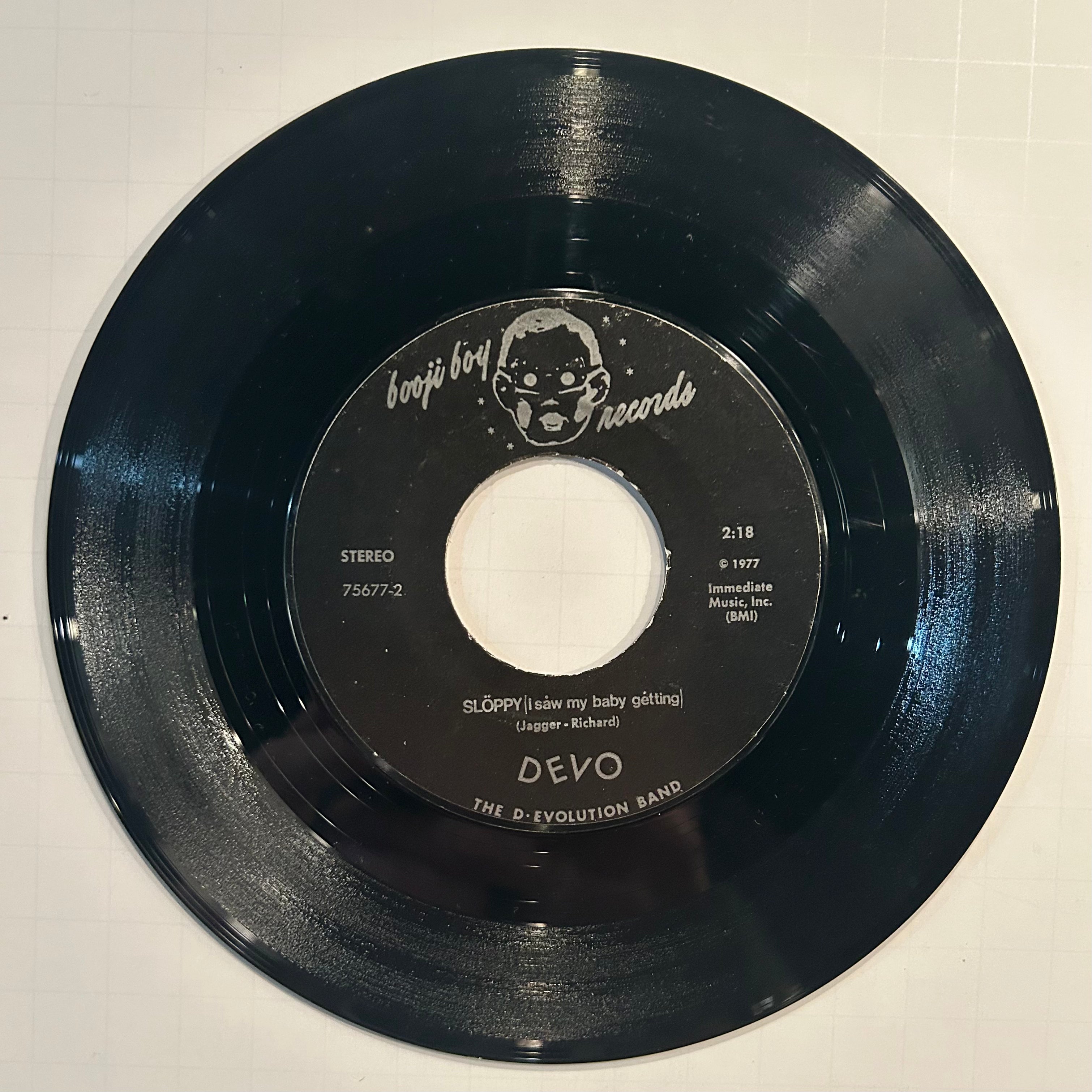 DEVO “Satisfaction / Sloppy” 7”