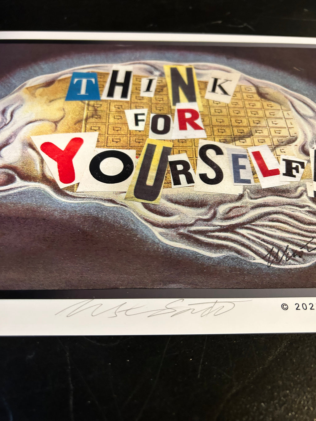 Winston Smith “Think For Yourself” Print