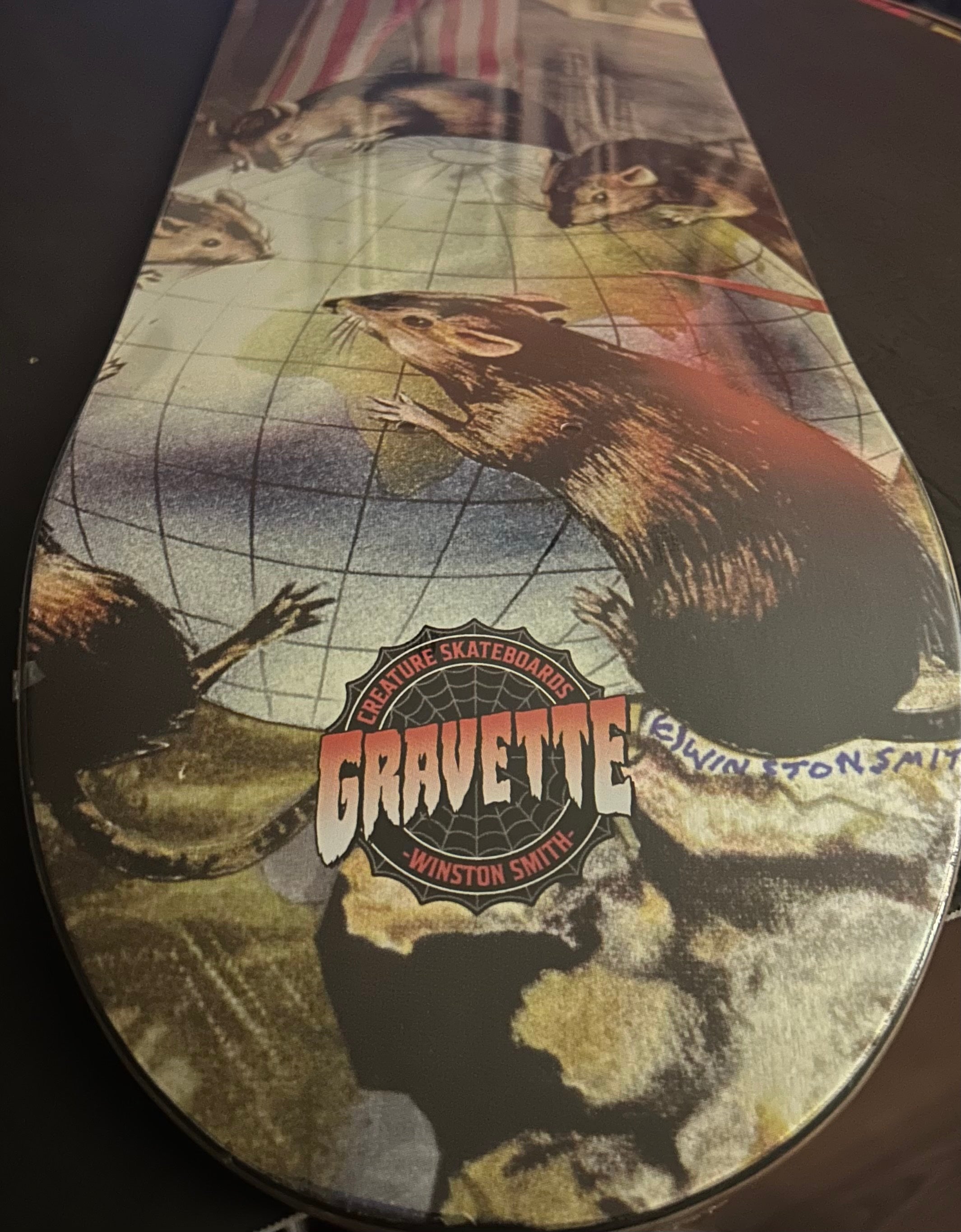 Winston Smith / Creature Signed Skateboards LIMITED