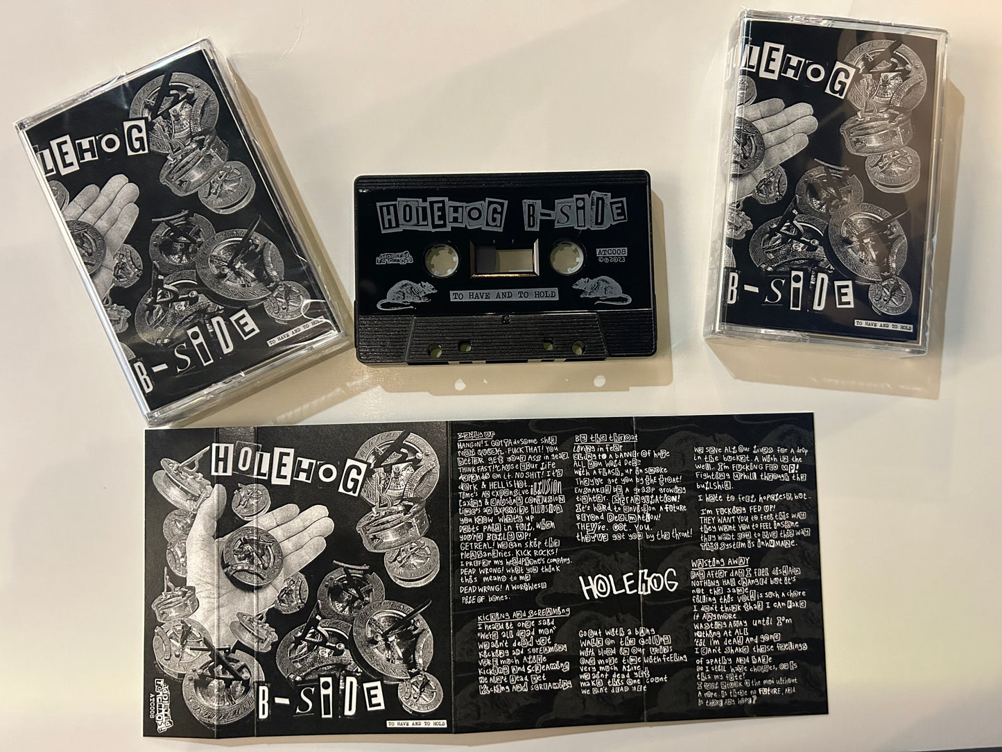 Holehog / B-Side split Cassette