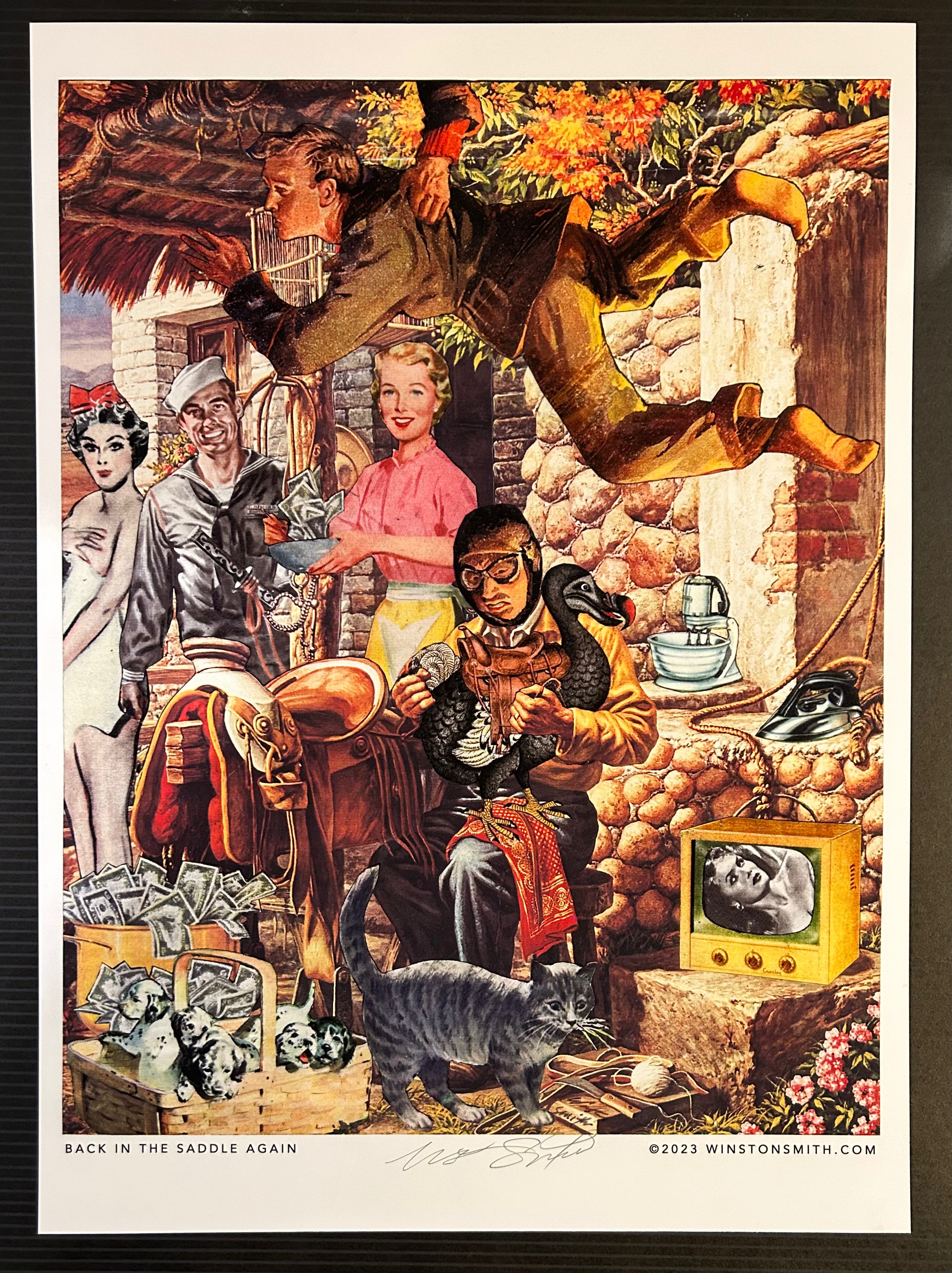 Winston Smith “Back In The Saddle Again” Print