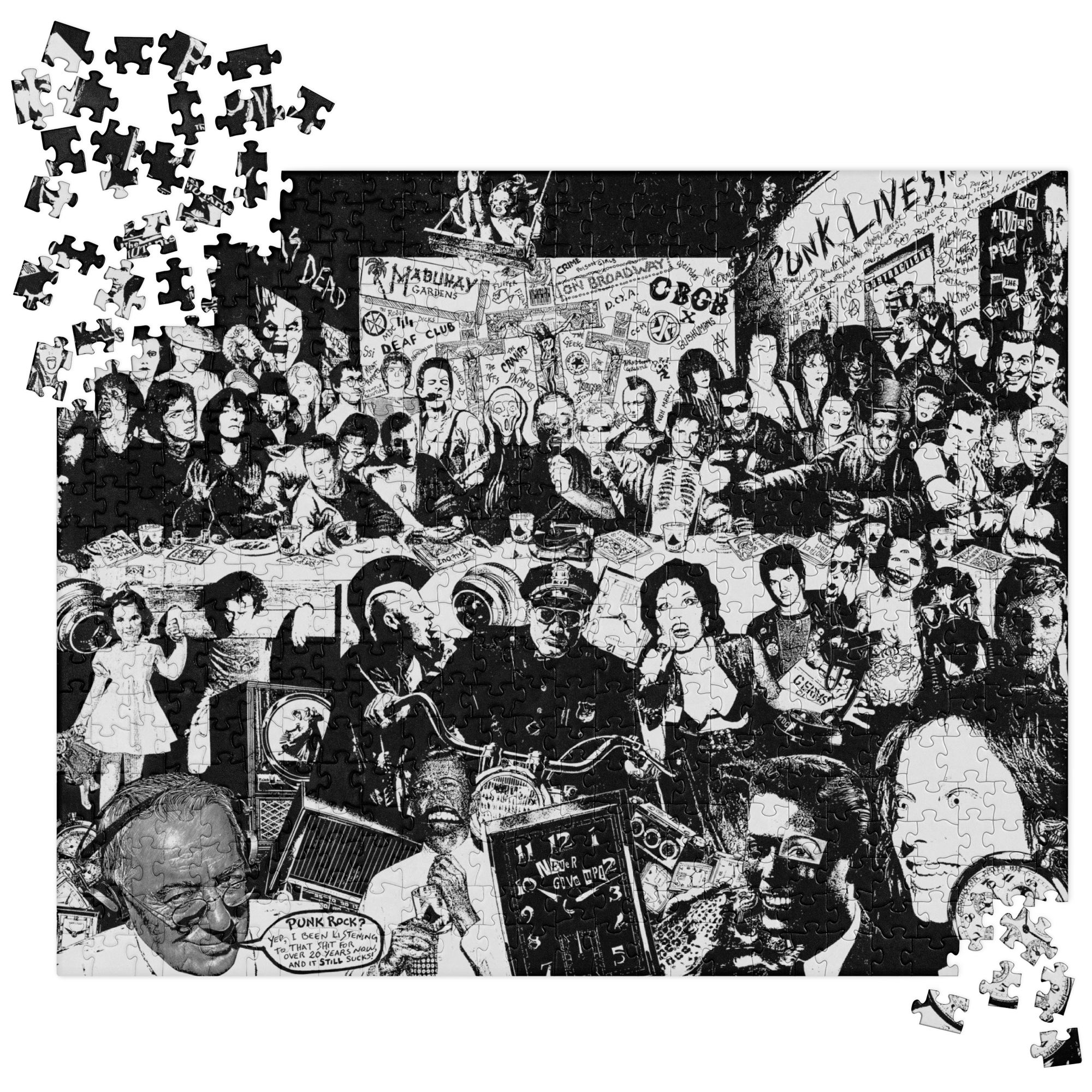 Winston Smith "Never Give Up" Jigsaw Puzzle