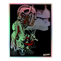 DNGRCT "Humanoid Android Morgue" Holographic 5"x5" Stickers