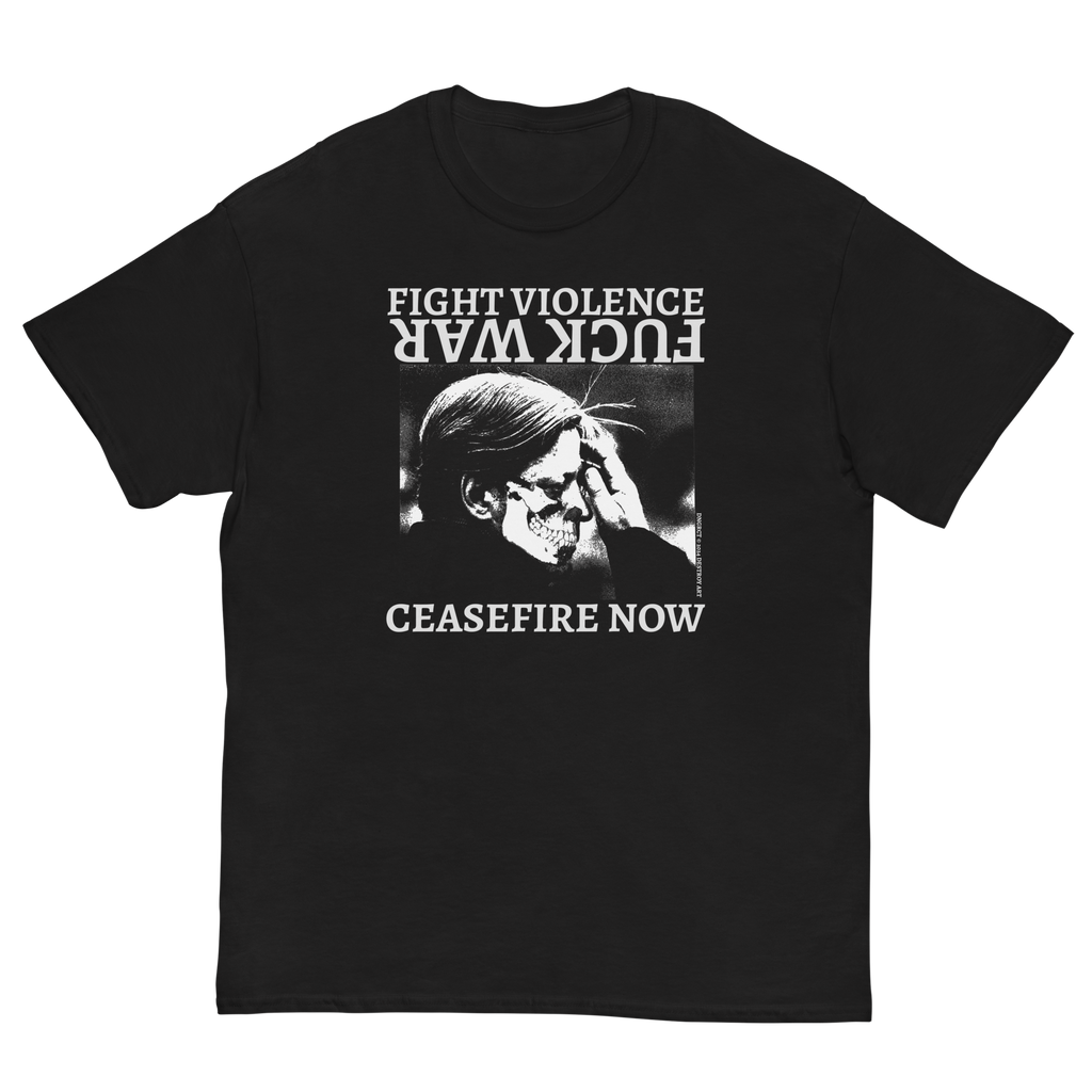 DNGRCT "CEASEFIRE NOW" Tee