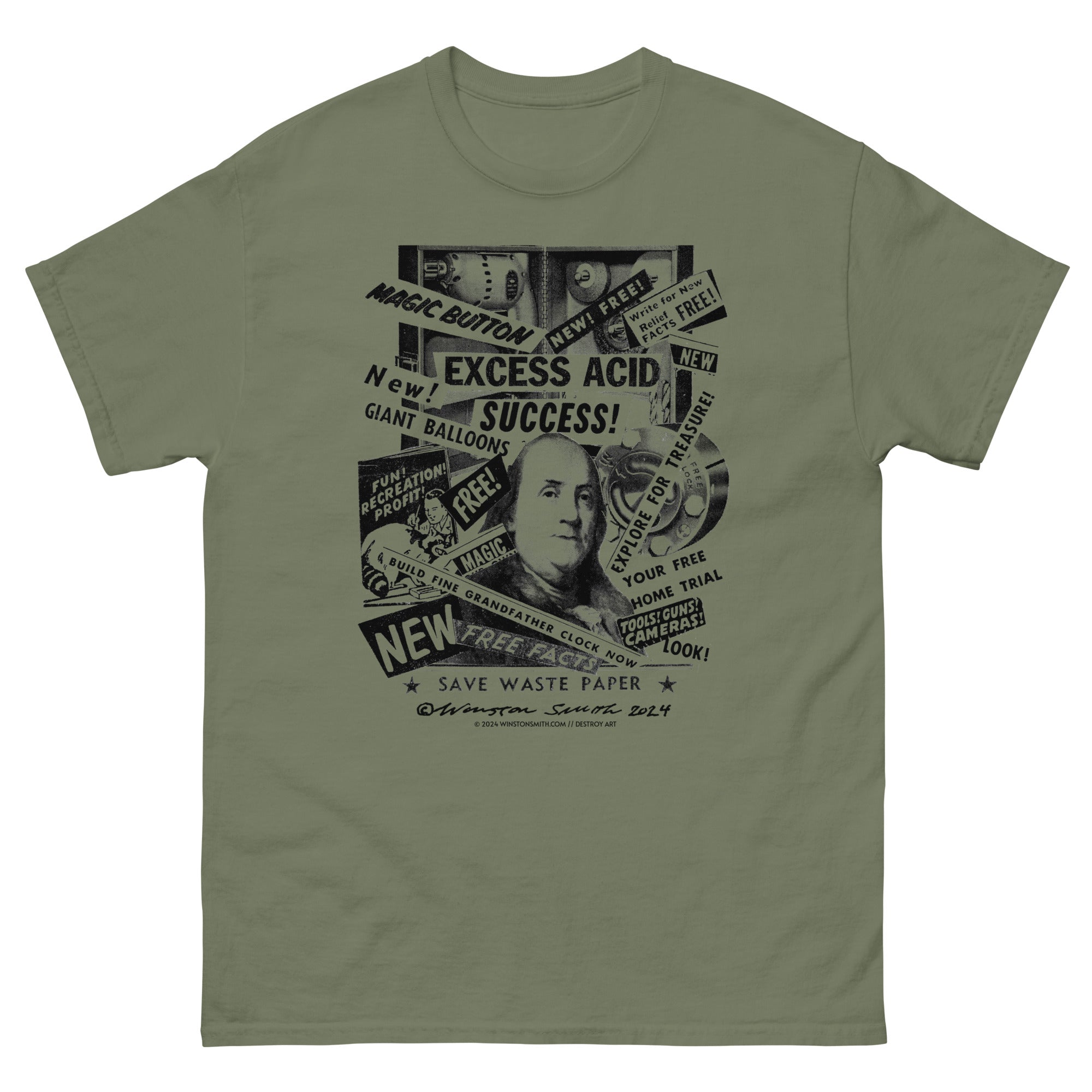 Winston Smith "Excess Acid" 8-Track Tee