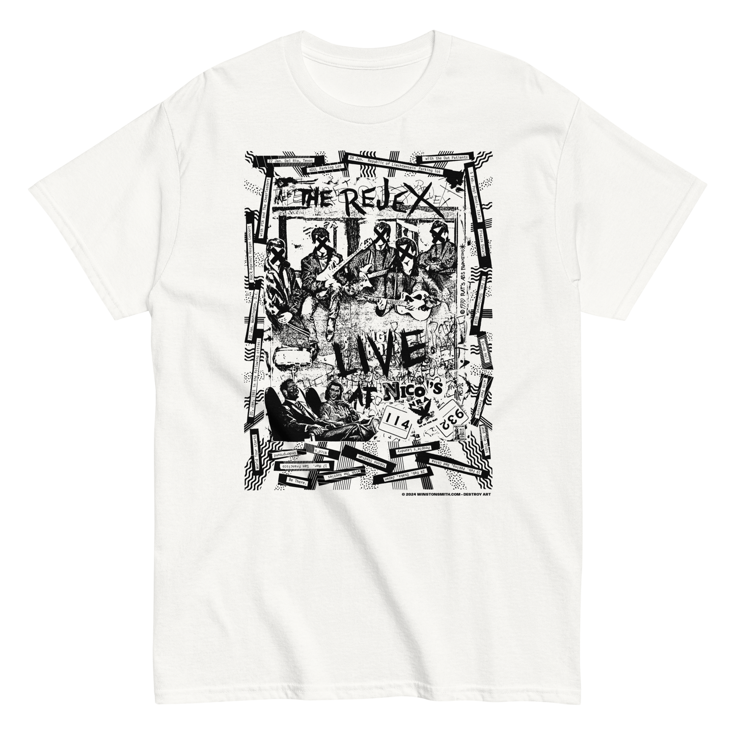 Winston Smith "The Rejex" Fake Flyers Tee