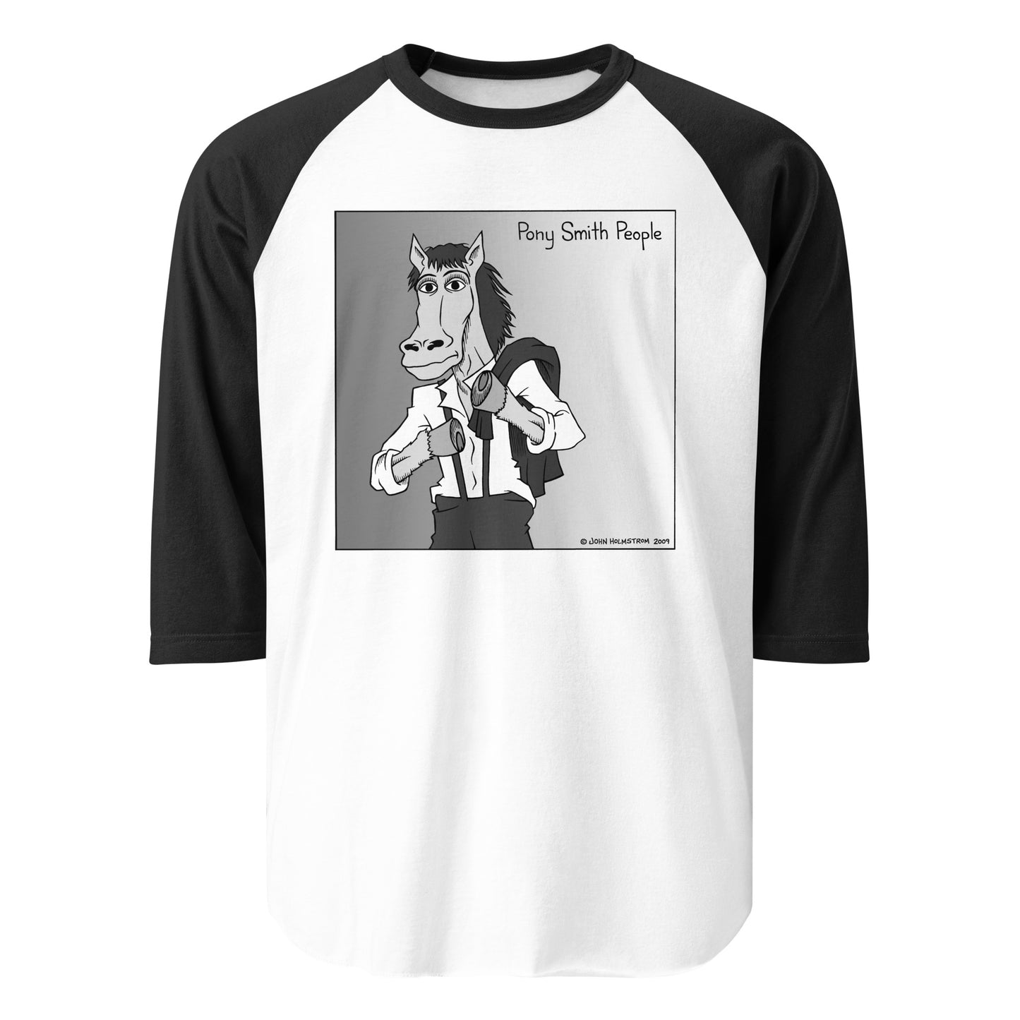 John Holmstrom "Pony Smith People" 3/4 Sleeve Tee