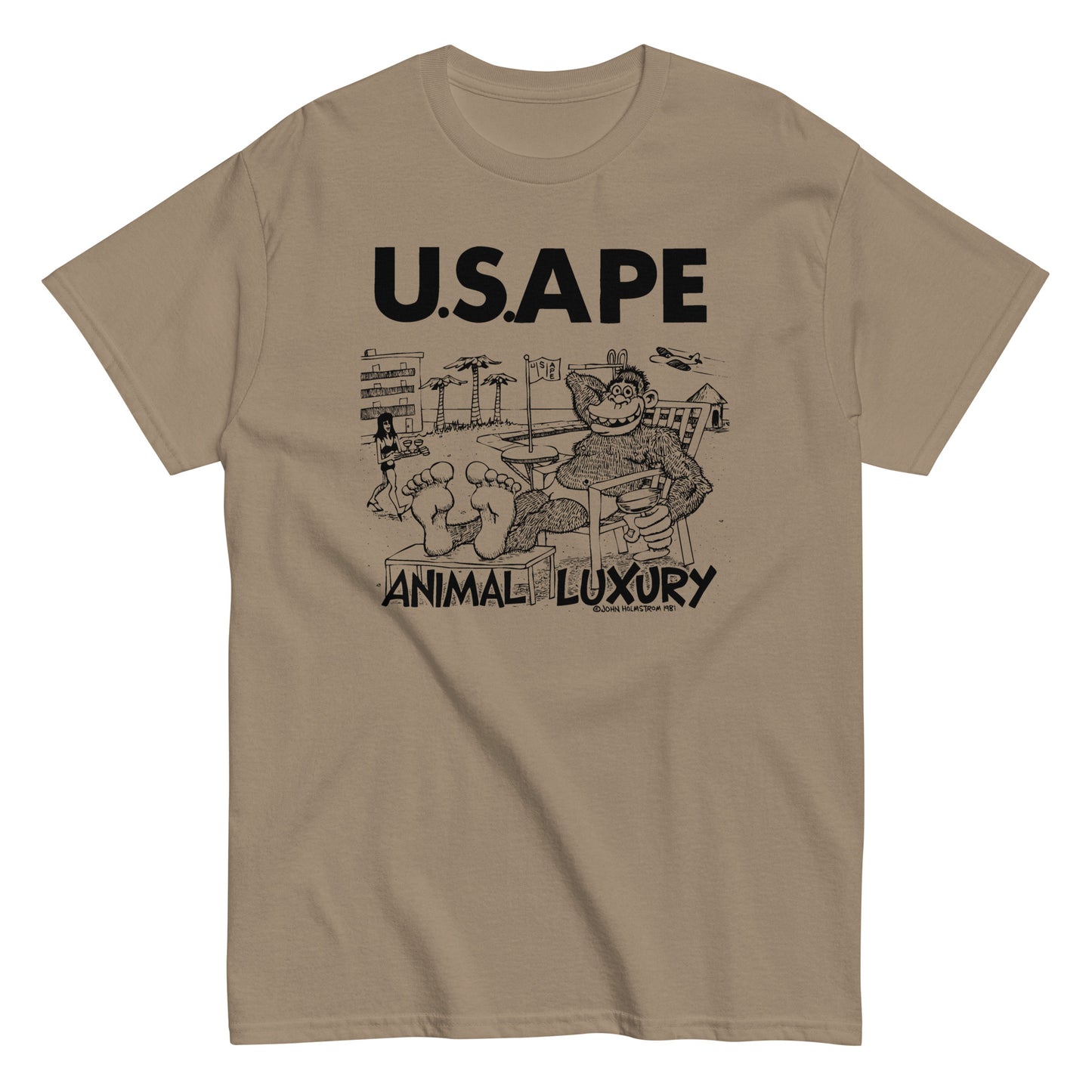 John Holmstrom "US Ape" Tee