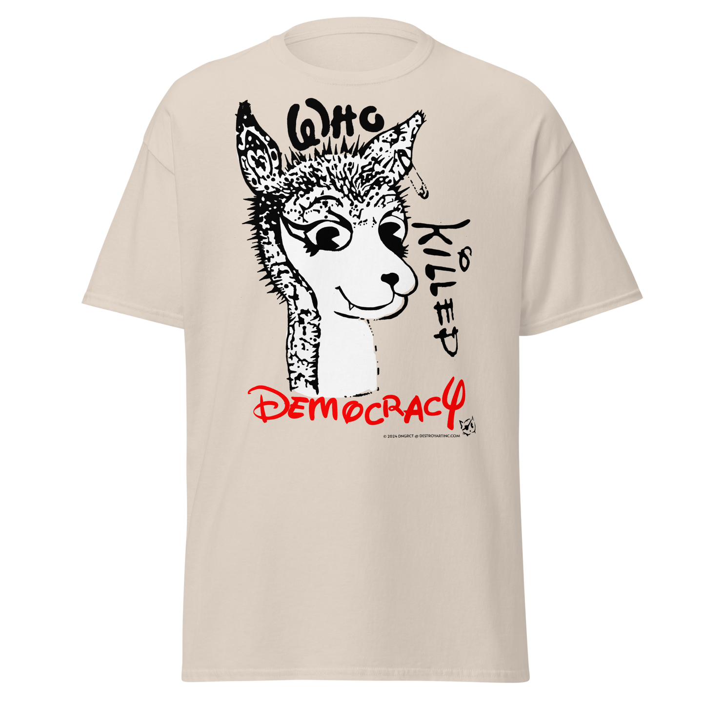 DNGRCT "Who Killed Democracy?" Tee