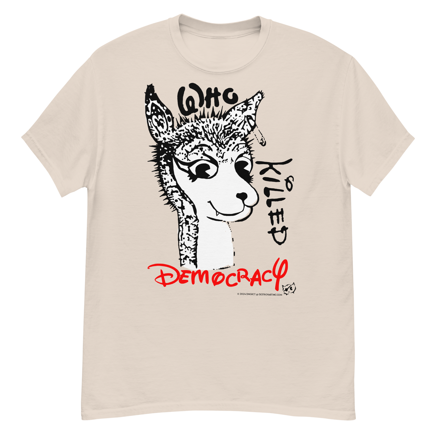 DNGRCT "Who Killed Democracy?" Tee